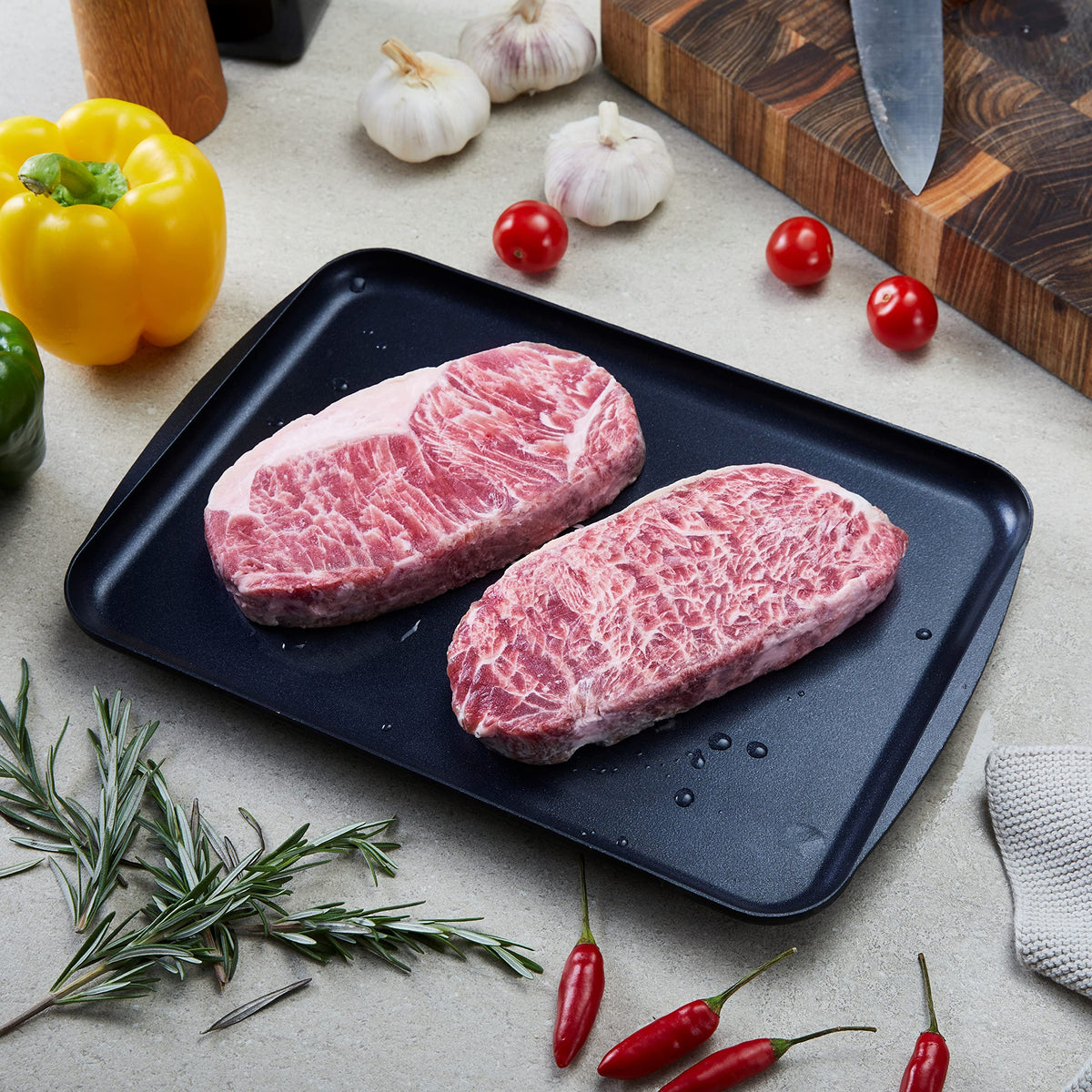 BLAZIN THAW Defrosting Tray for Frozen Meat - BLAZIN' THAW Official Imagery - 3