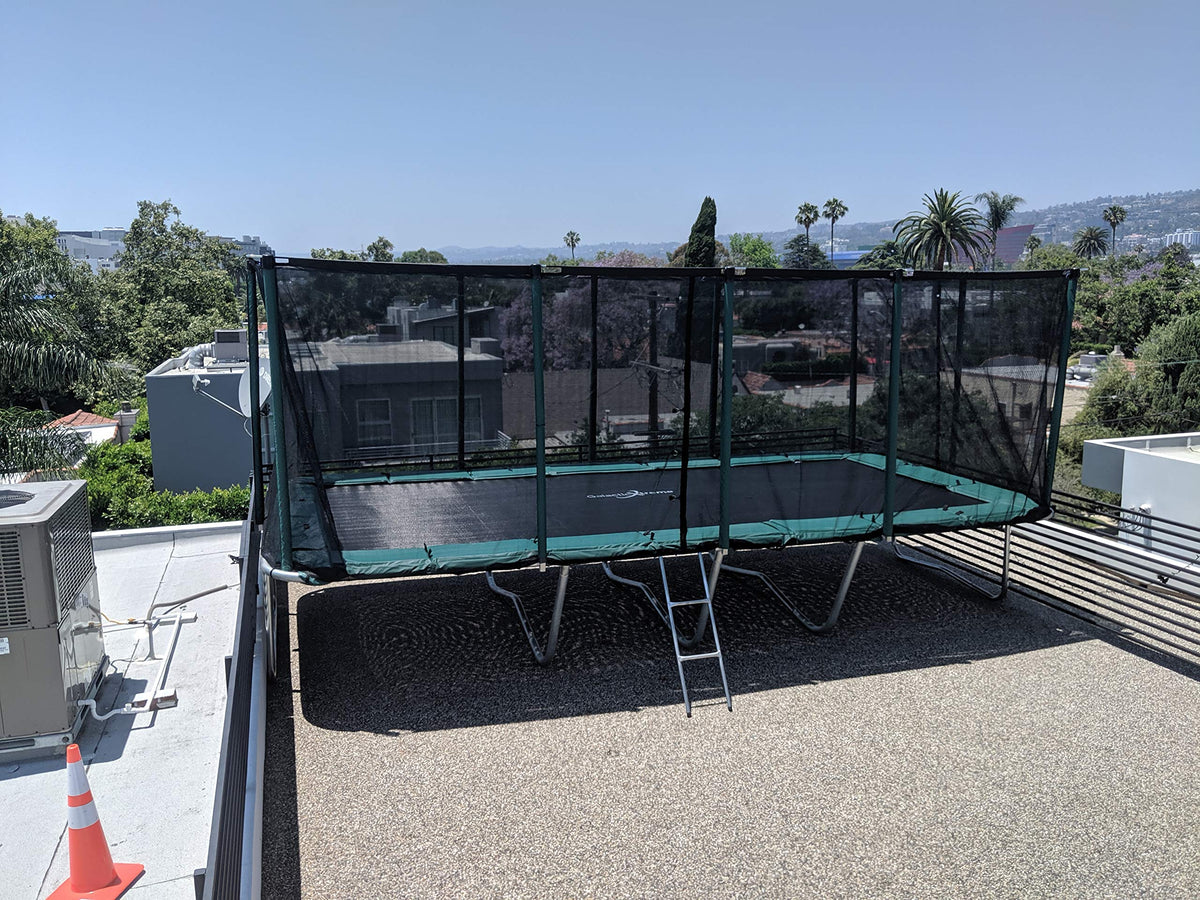 Happy Trampoline Pro Rectangle Trampoline - Galactic Xtreme Official Imagery - 7
