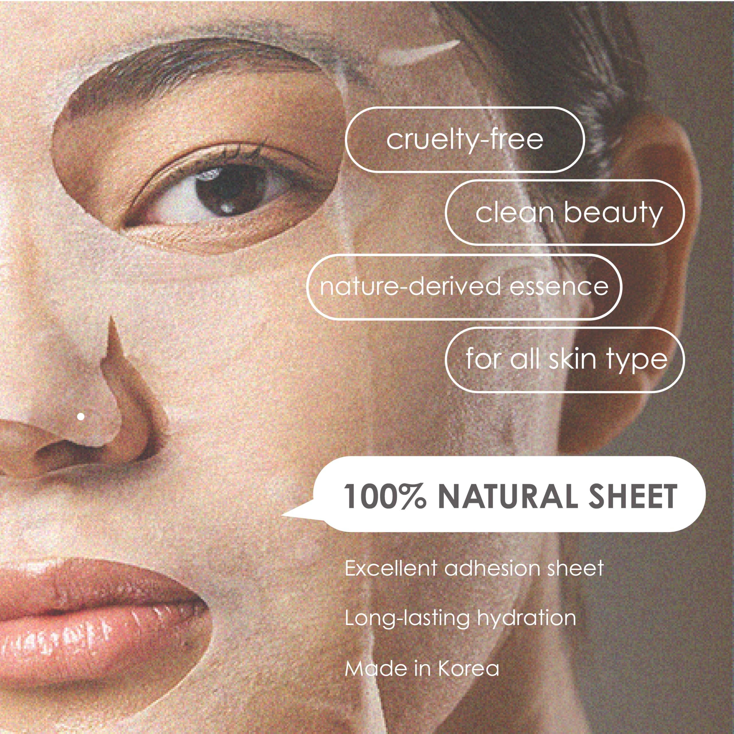 12 PK Vegan Face Masks for Skincare - ORIGINAL DERMA BEAUTY