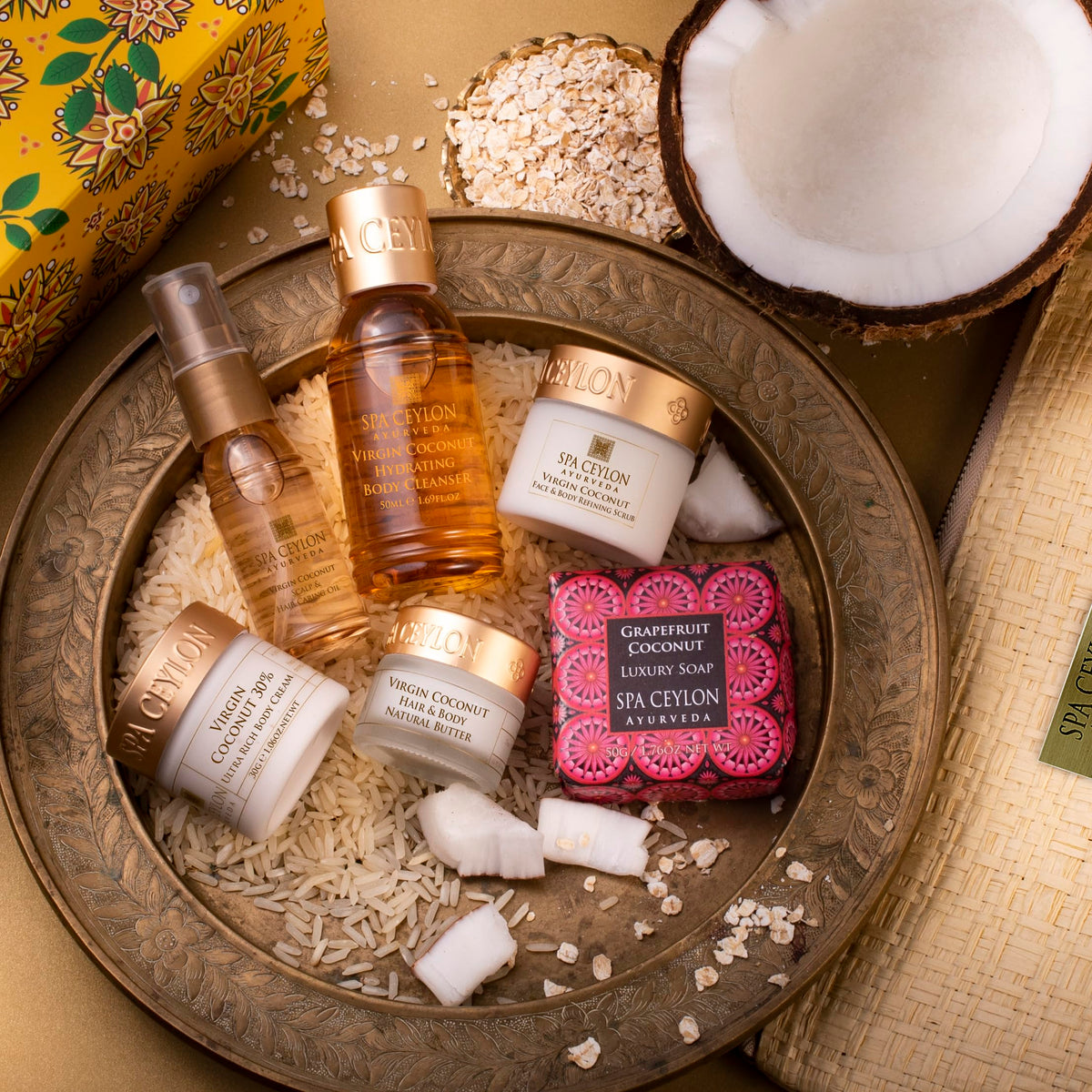 Spa Ceylon Virgin Coconut Home Spa Set - SPA CEYLON Official Imagery - 3