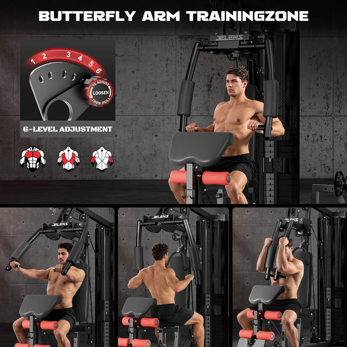 Home Gym Multifunctional H11 Home Gym Equipment Workout - JELENS Official Imagery - 3