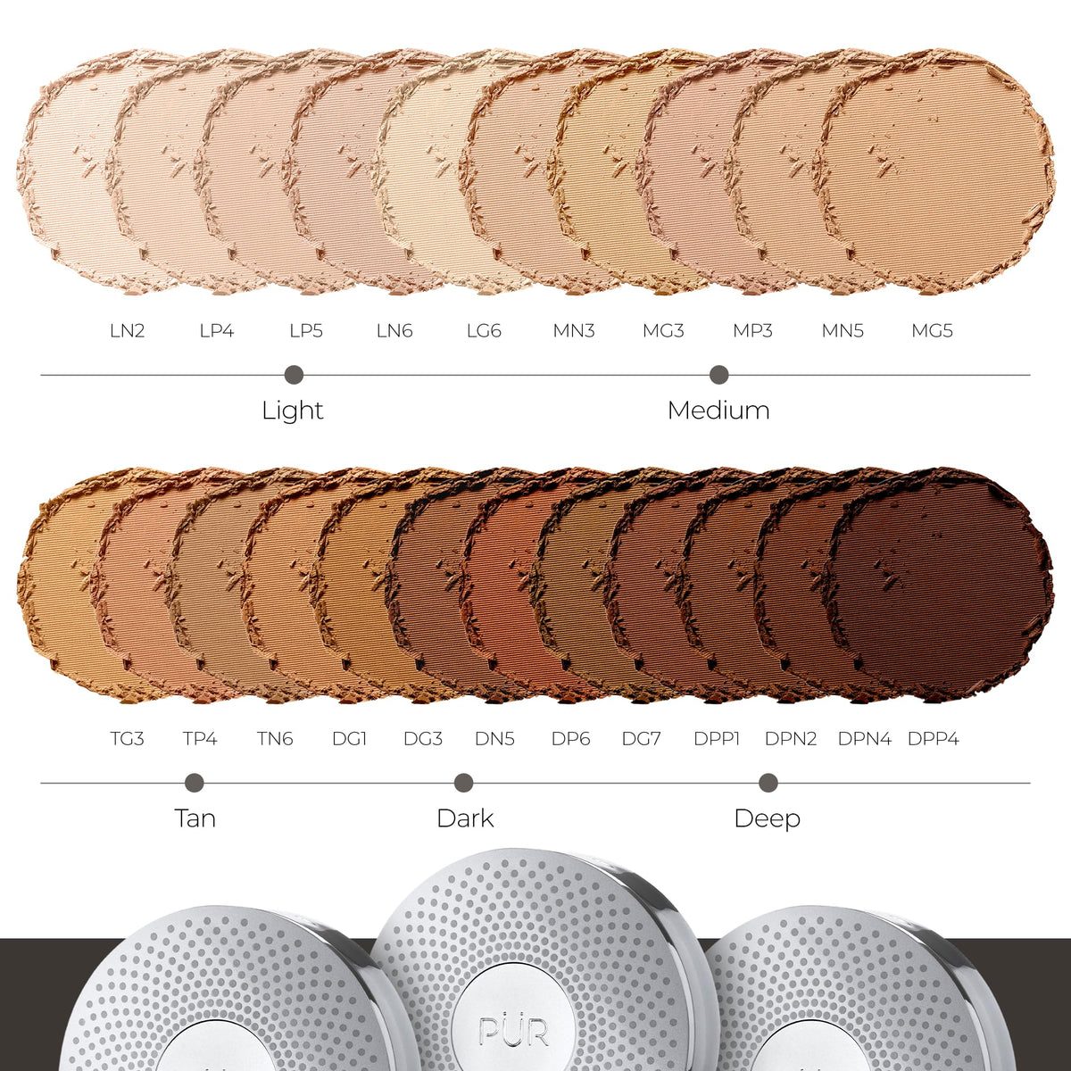 P R 4 in 1 Pressed Mineral Makeup Powder Foundation with SPF - Premium Selection Official Imagery - 6