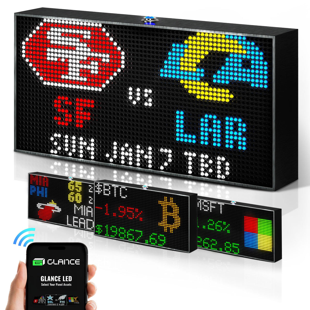 Glance LED V1 Ticker - PANELFI Official Imagery - 2