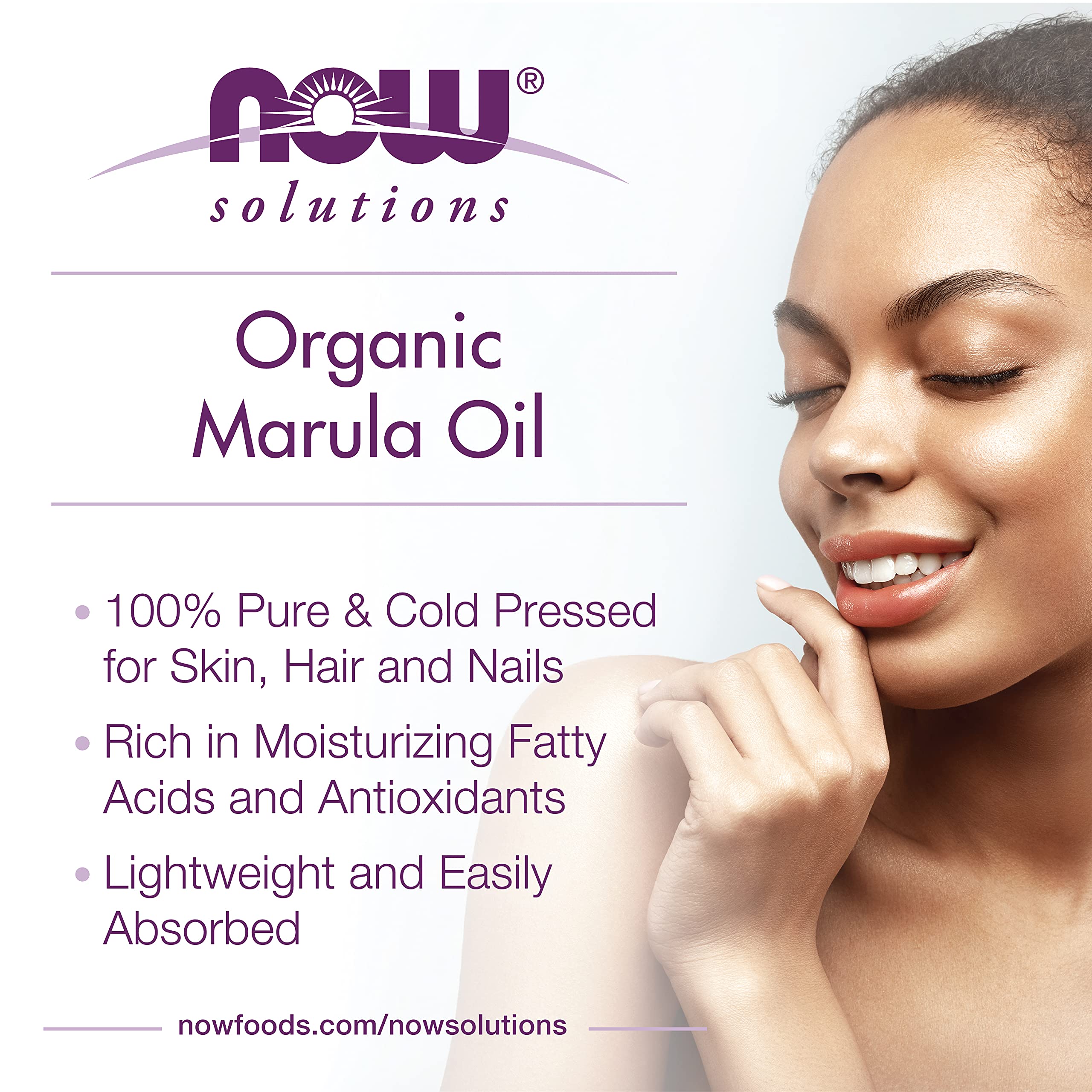 NOW Foods Solutions, Organic Marula Oil, Skin Hydrating and Nourishing, 100% - NOW Foods Official Product View 5