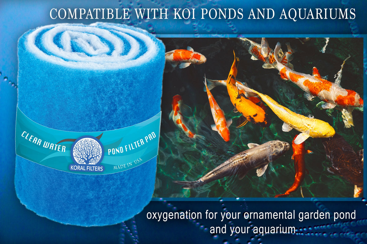 Koi Pond and Aquarium Filter Media Roll - Koral Filters Official Imagery - 3