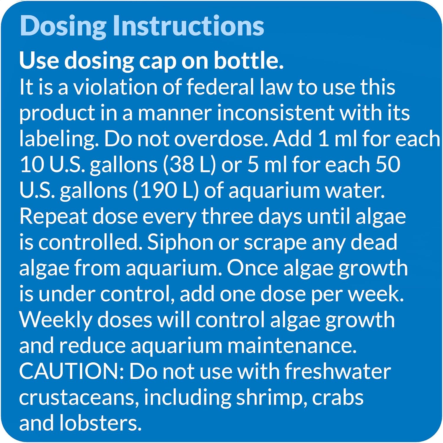 API ALGAEFIX algae control 16-ounce bottle for aquarium algae treatment with clear label and white cap.
