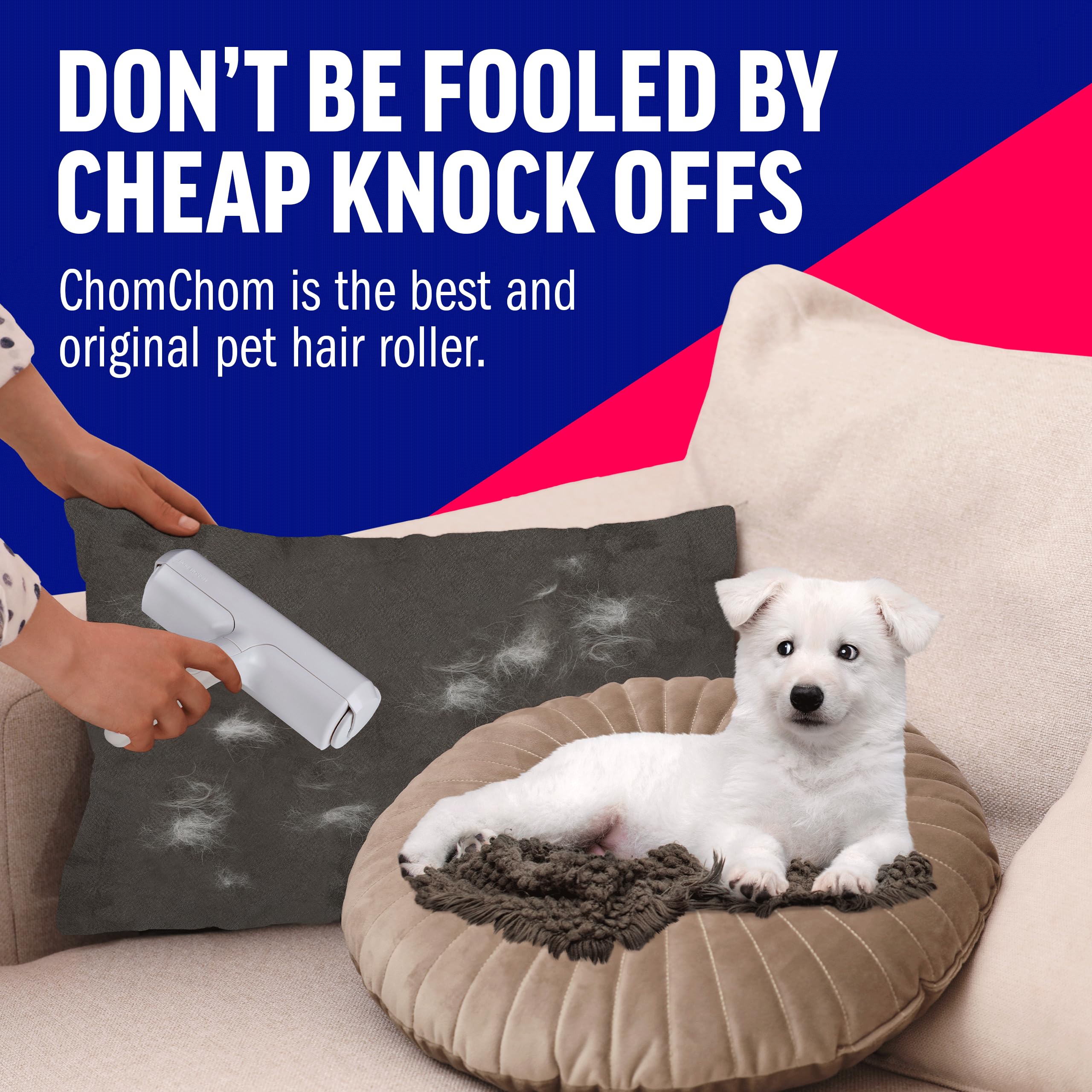 ChomChom Roller Pet Hair Remover – Original Size Reusable Lint Ro - ChomChom Roller Official Product View 9