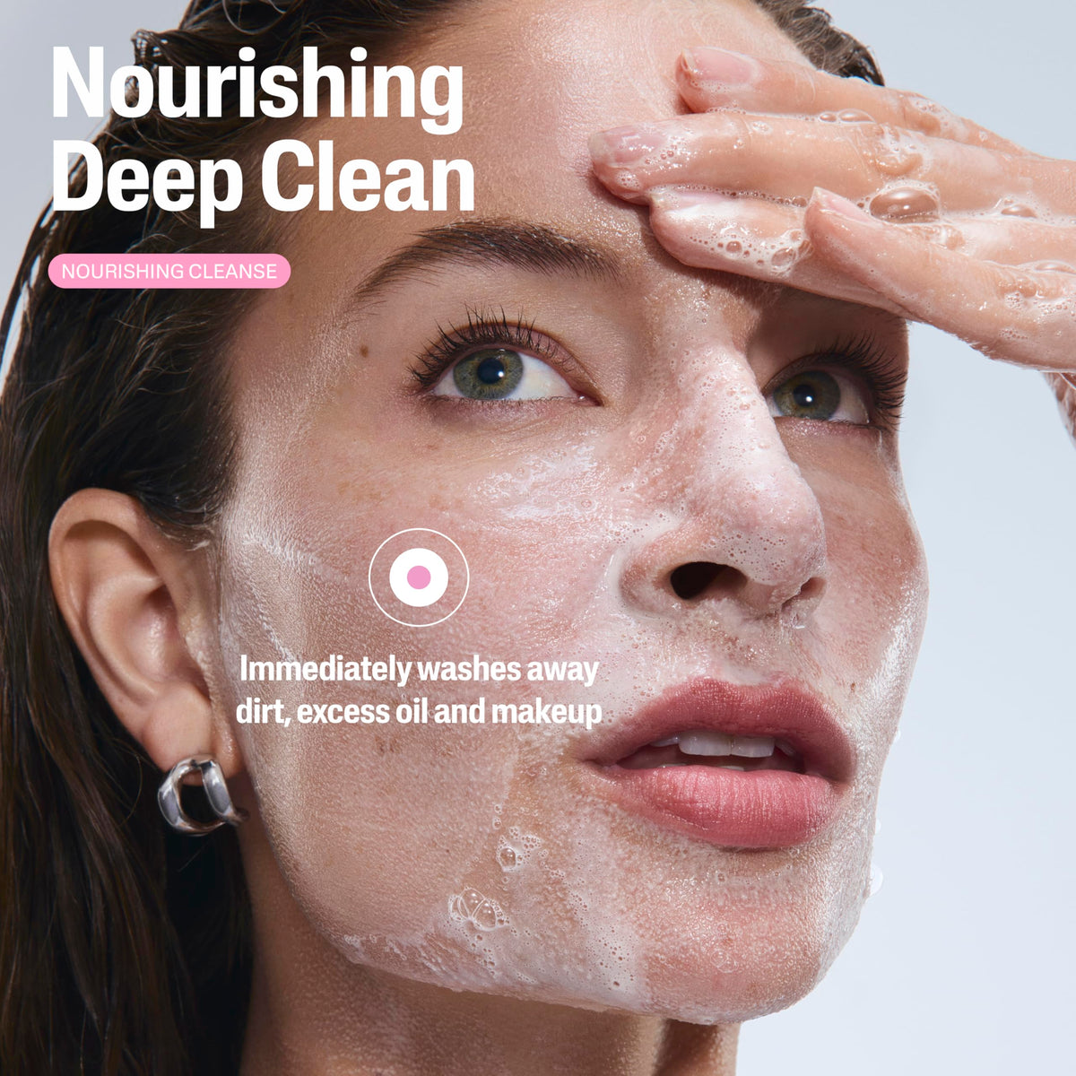 Cetaphil Nourishing Oil to Foam Facial Cleanser Dry Skin 8oz - Cetaphil Official Imagery - 4