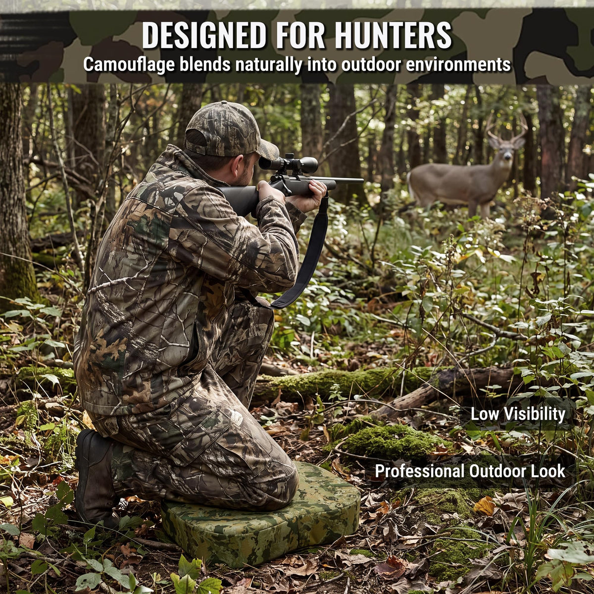 WORKPRO Hunting Seat Cushion Outdoor Seat Pad Camouflage - WORKPRO Official Imagery - 8