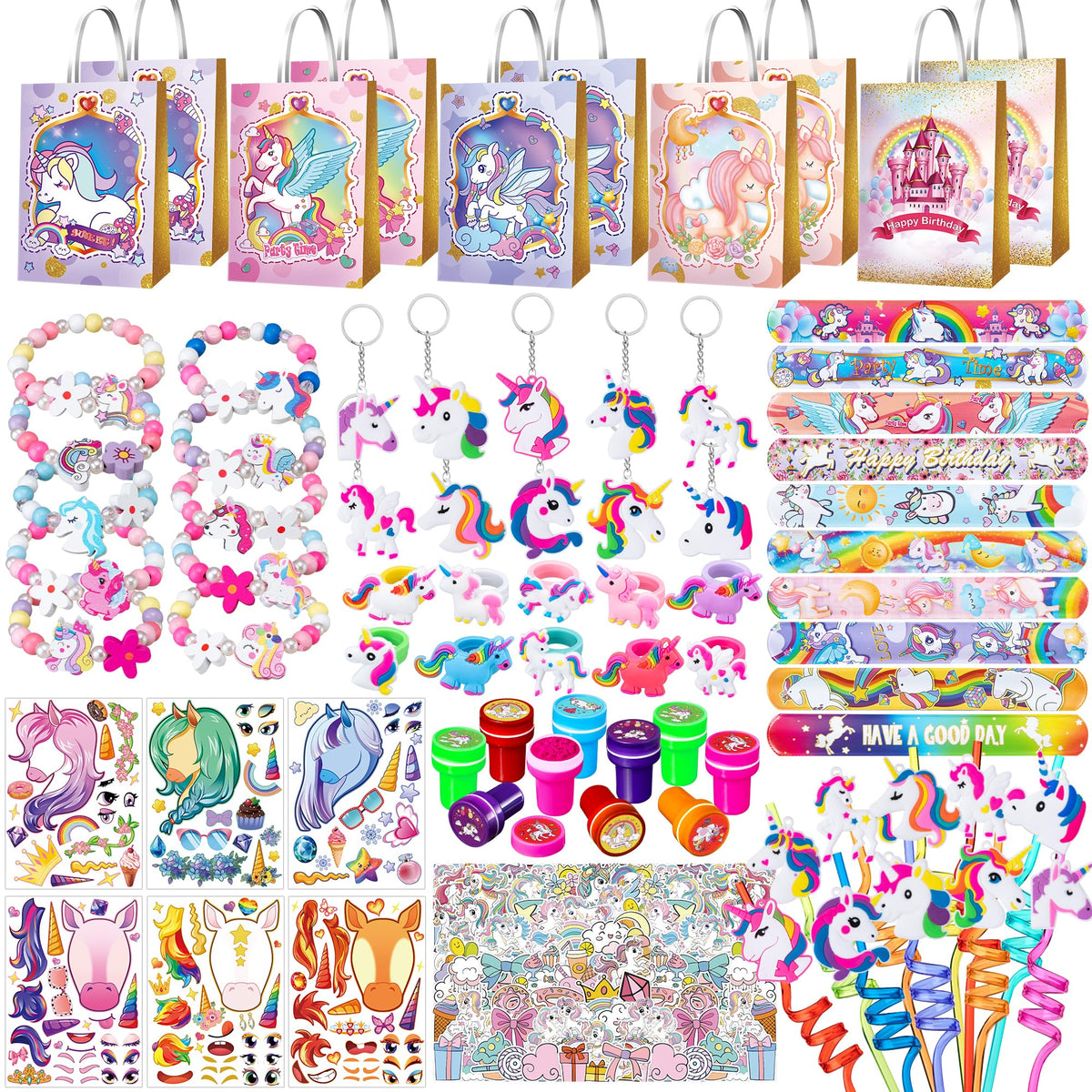 132PCS Girls Party Favors Birthday Goodie Bag Stuffers and - JOLJUMP Official Imagery - 1