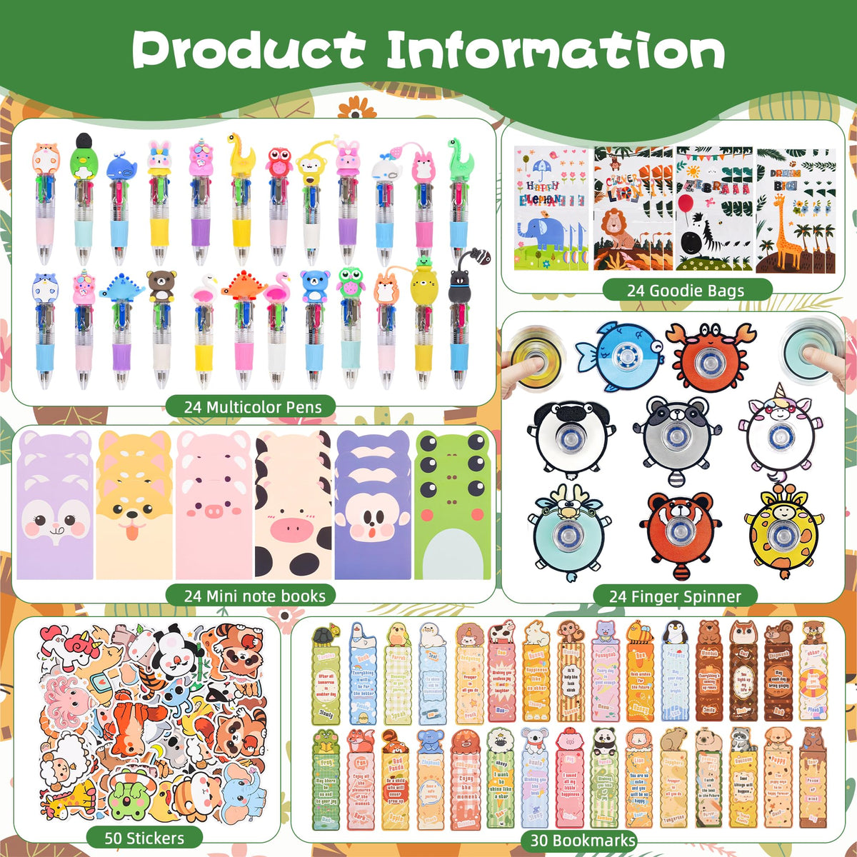 Ulema 176PCS Cute Return Gifts for Birthday Party Kawaii - Ulema Official Imagery - 4