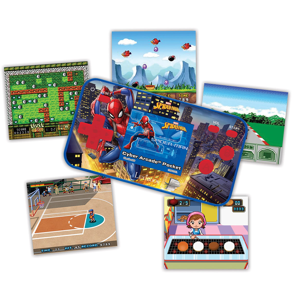 Lexibook Spider Man Arcade Pocket Console JL1895SP - LEXiBOOK Official Imagery - 4