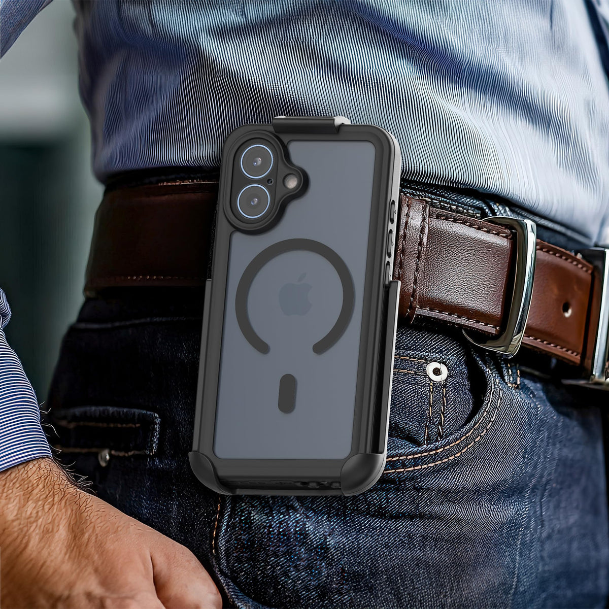 Encased Waterproof Case for iPhone 17 with Belt Clip - ENCASED Official Imagery - 5