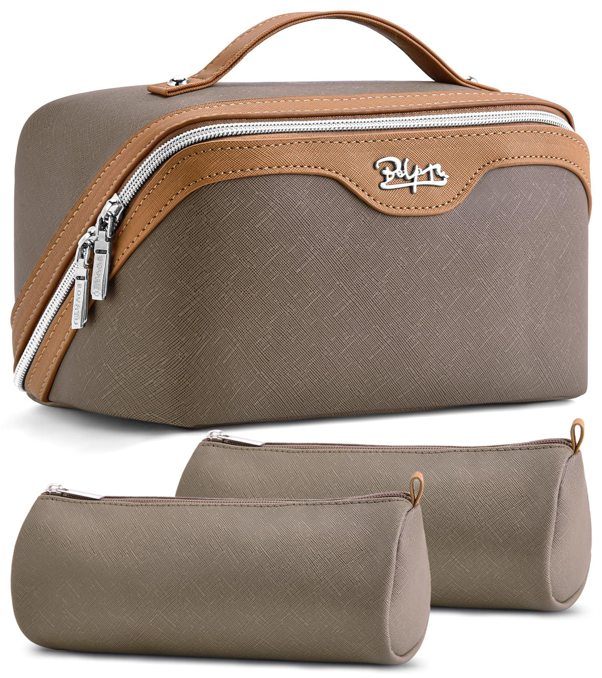 BOYATU Travel Makeup Bag Organizer Cosmetic Bag 3 Pcs Set - BOYATU Official Imagery - 2