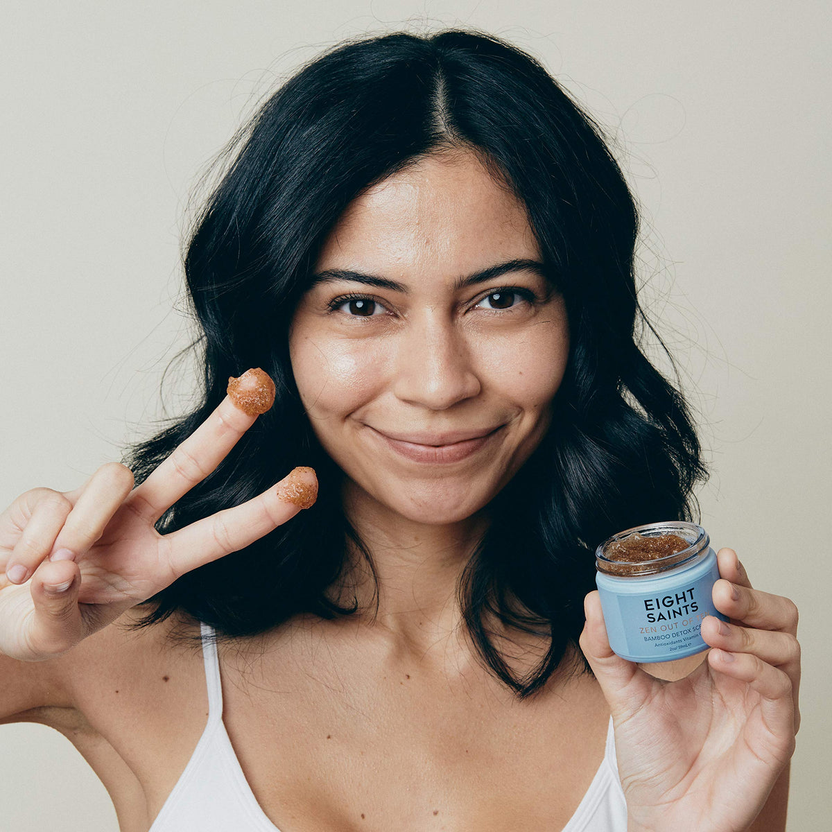 Eight Saints Zen Out Of Ten Bamboo Detox Face Scrub - Eight Saints Official Imagery - 5