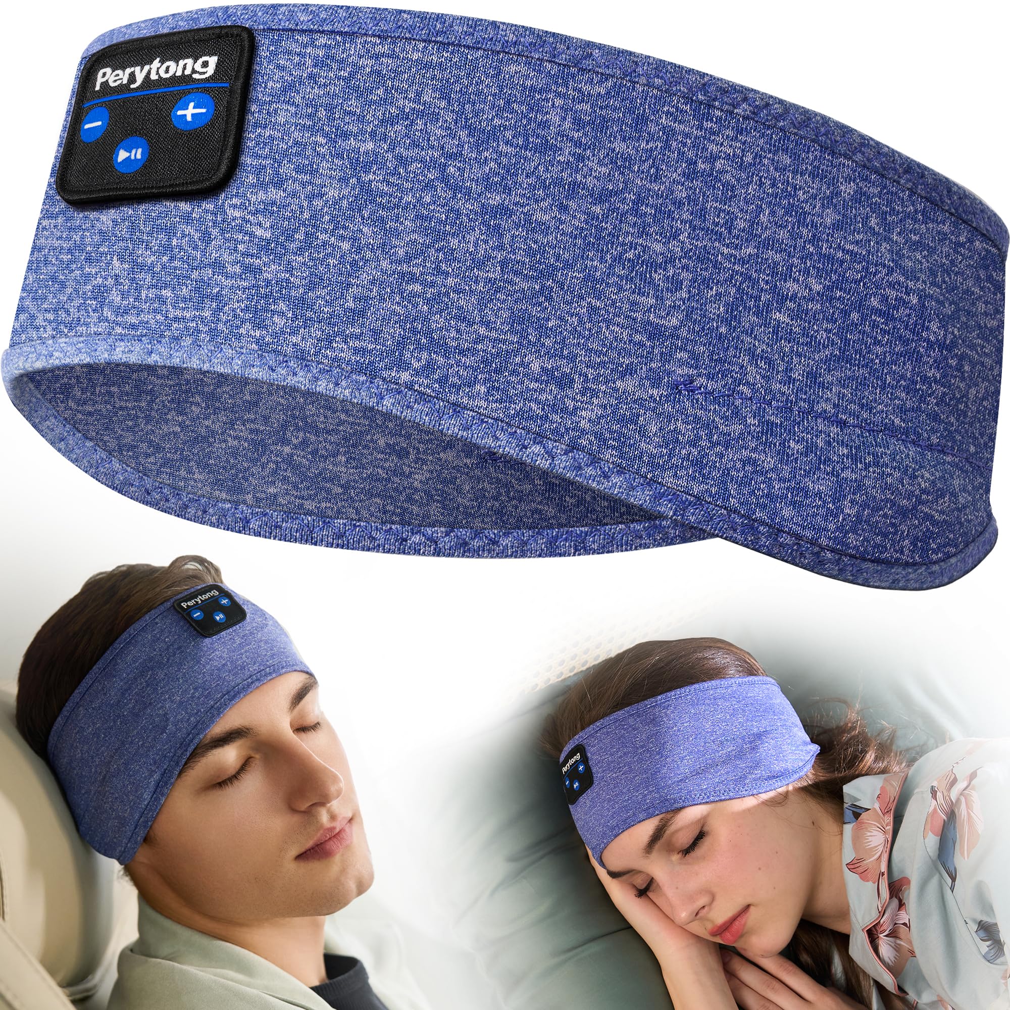 Perytong Sleep Headphones Bluetooth Sleeping Headband, Ultra-Soft for - View 1