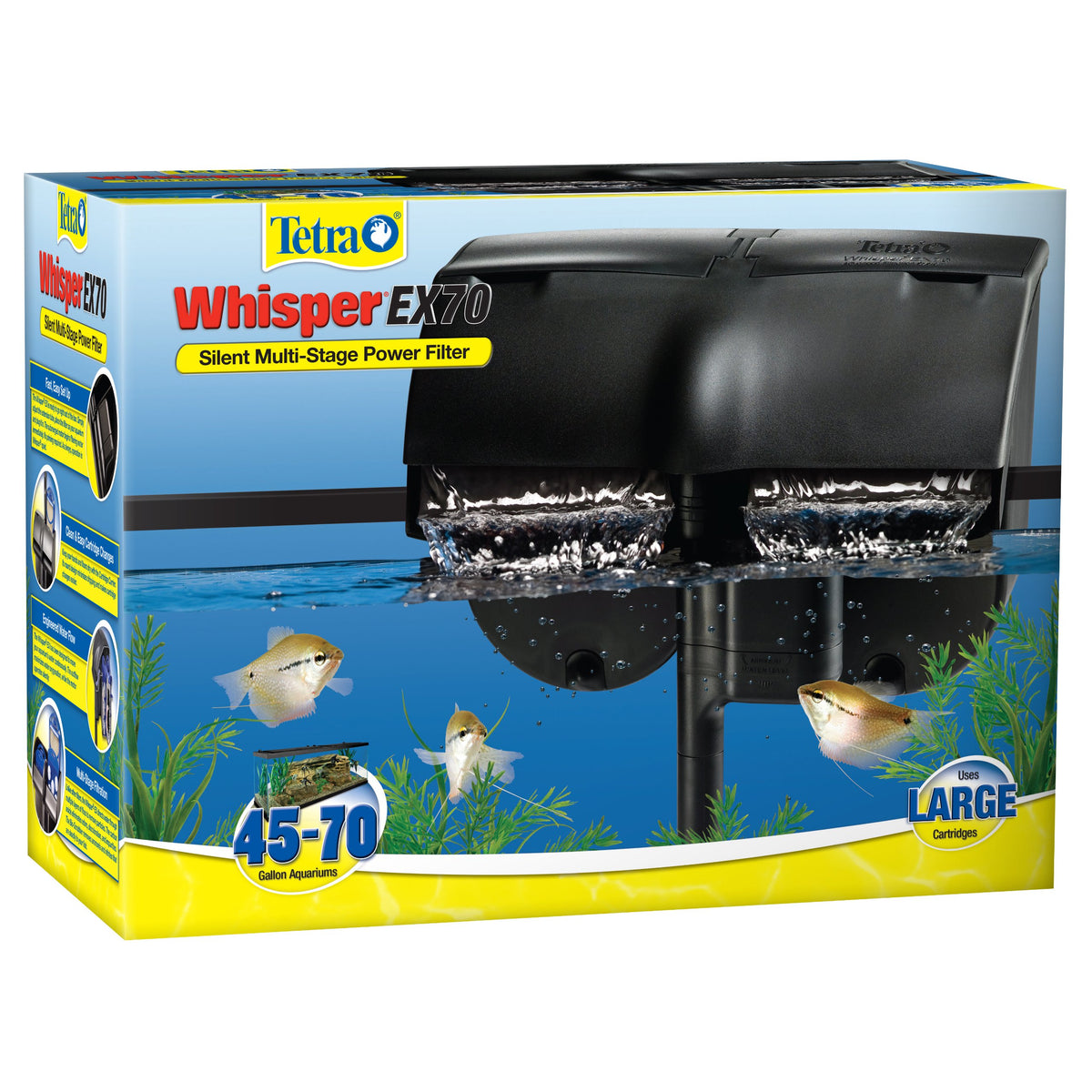 Tetra Whisper EX 70 Filter For 45 To 70 Gallon aquariums - Tetra Official Imagery - 1