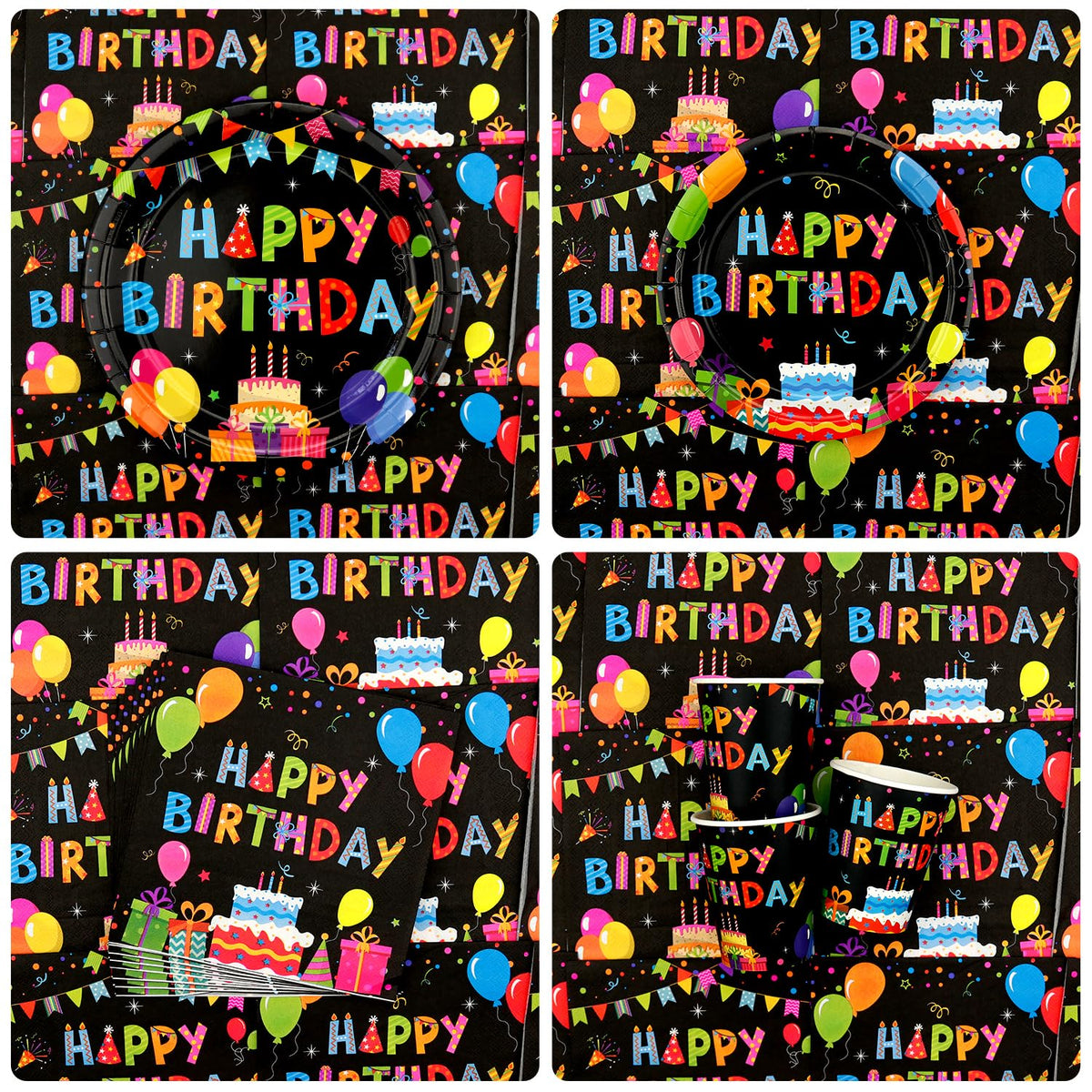 Colorful Black Party Decorations - Obussgar Official Imagery - 5