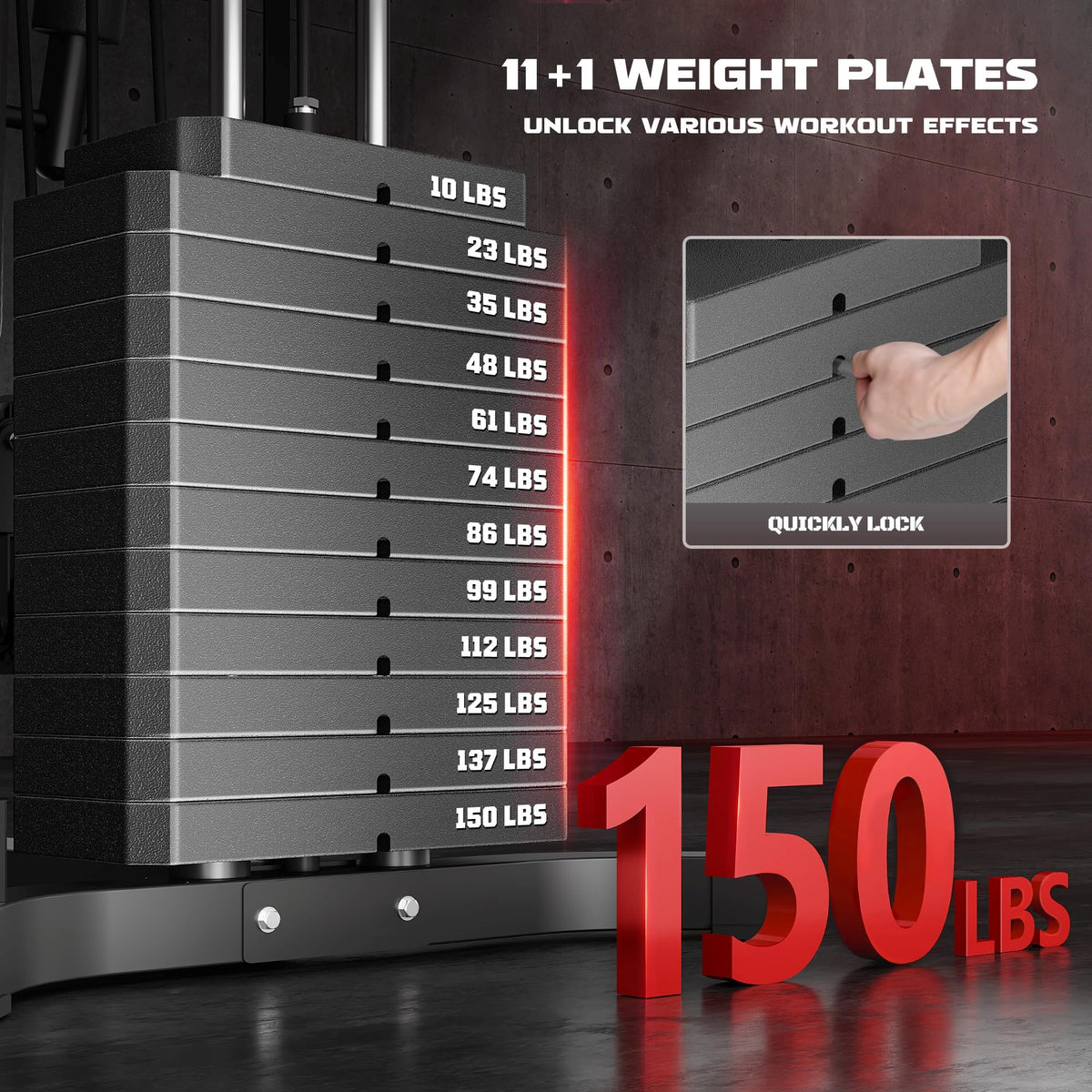 Home Gym Multifunctional H11 Home Gym Equipment Workout - JELENS Official Imagery - 6