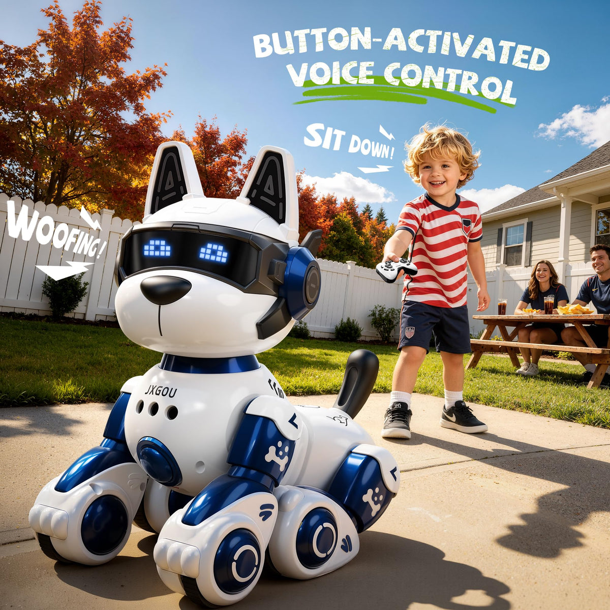 Smart Robot Dog 2 4GHz Remote Control Robot Dog Toys For - Ozega Official Imagery - 3