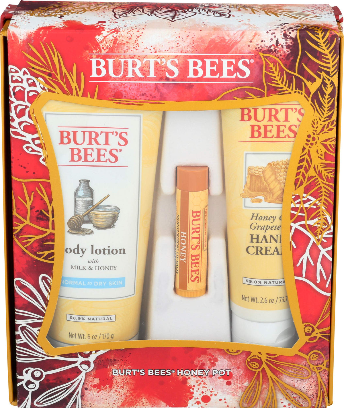 Burts Bees Honey Pot Skin And Lip Gift Pack 1 EA - Burt's Bees Official Imagery - 2