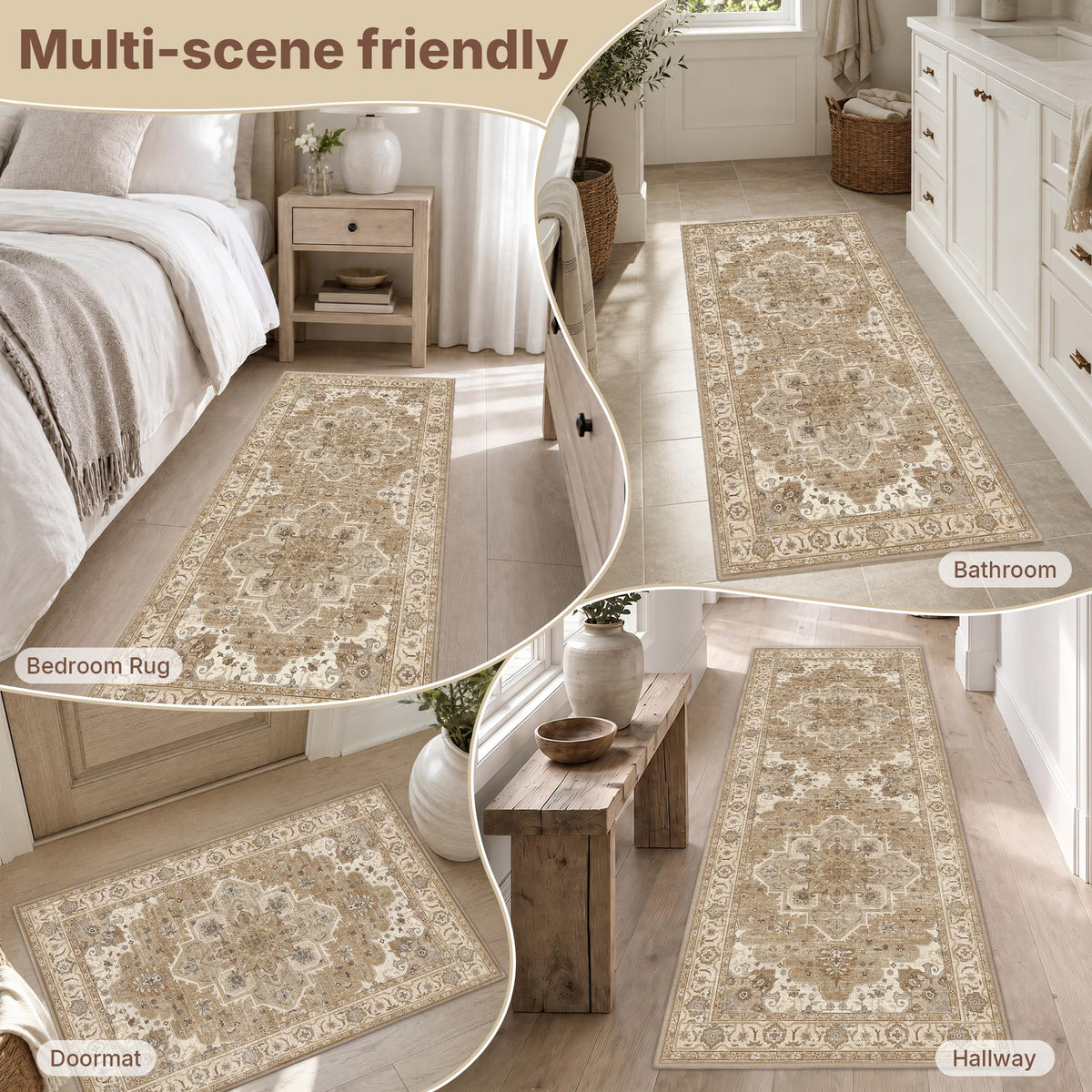 3 Piece Kitchen Rugs Sets with Runner Washable Non Slip Soft - Articosy Official Imagery - 6