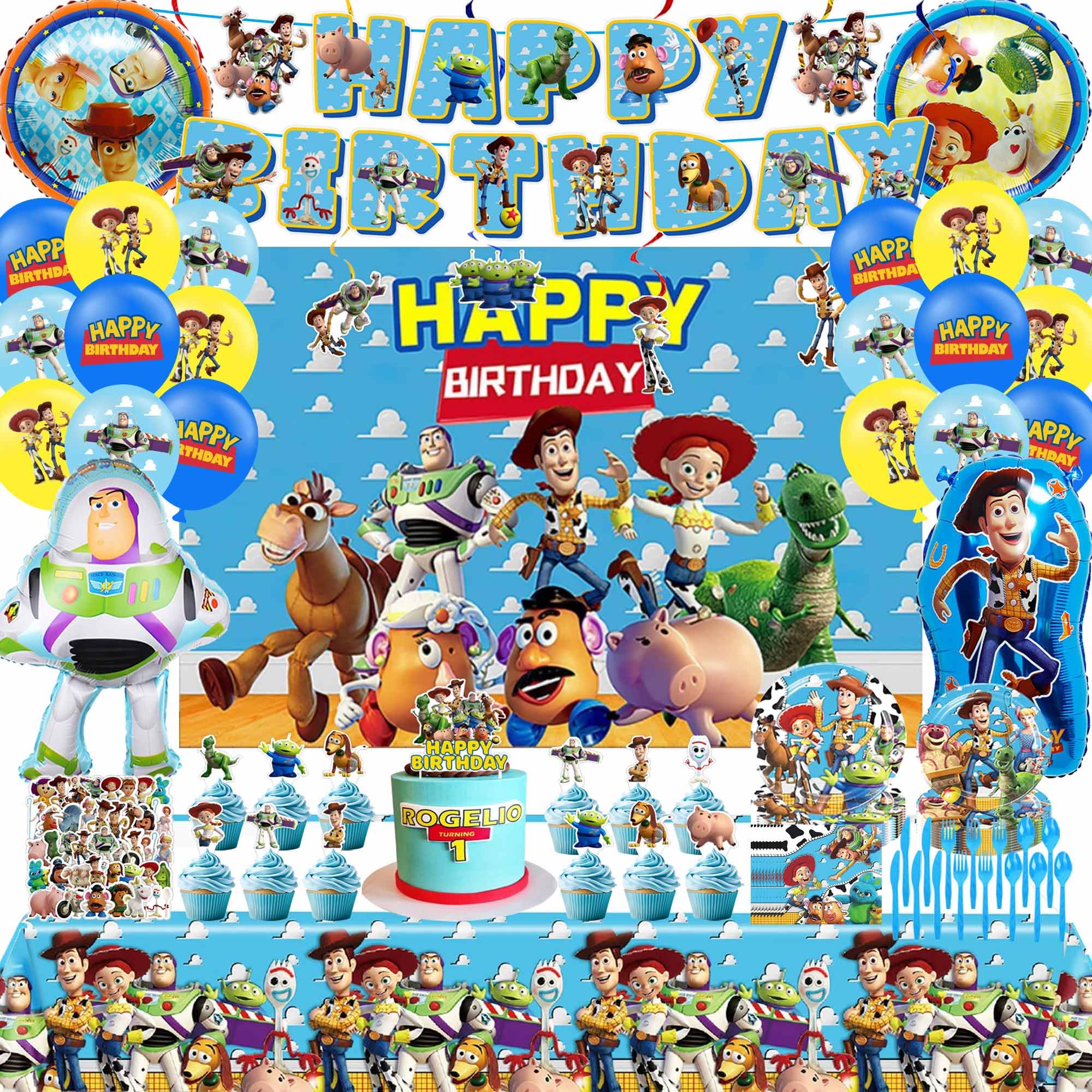 Cartoon Birthday Party Decorations,Anime Themed Party Supplies - Product Imagery
