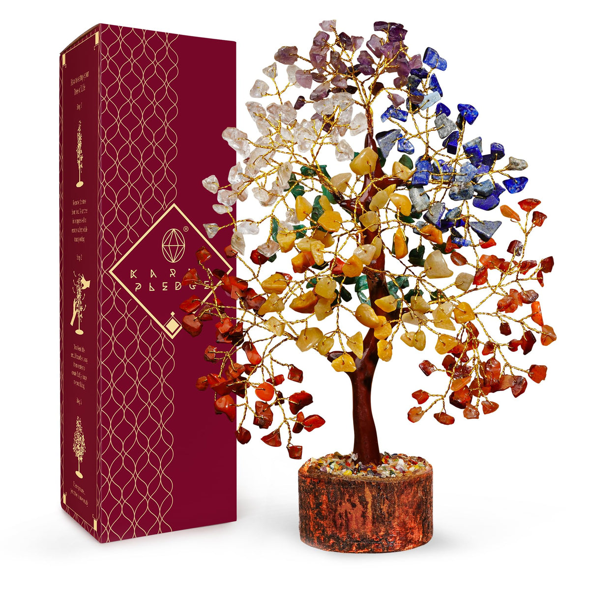 Chakra Tree of Life Birthday Gifts for Women Mom Sister - KARMAPLEDGE Official Imagery - 2