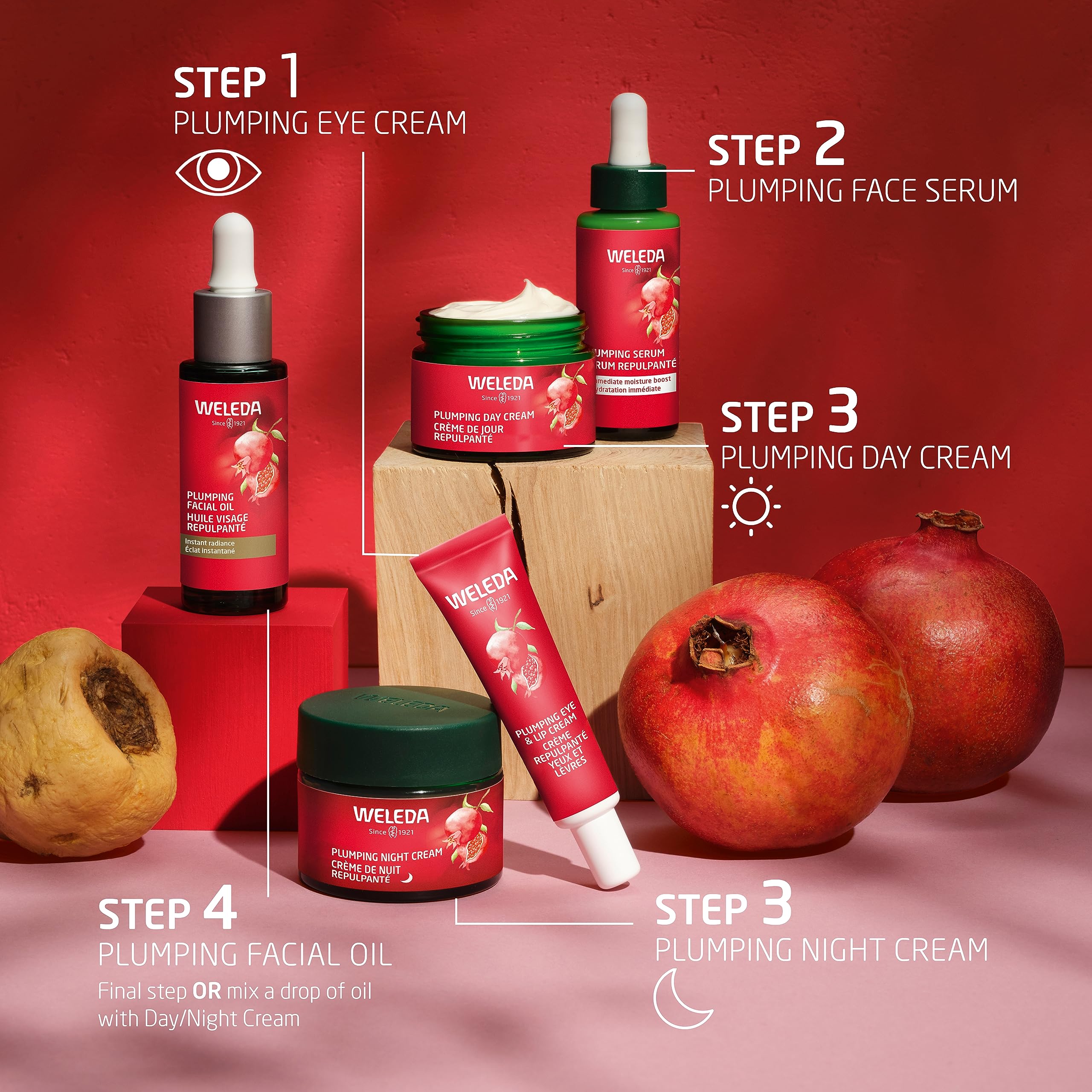 Weleda Plumping Eye & Lip Cream with Peptides from Maca Root and Pomegranate