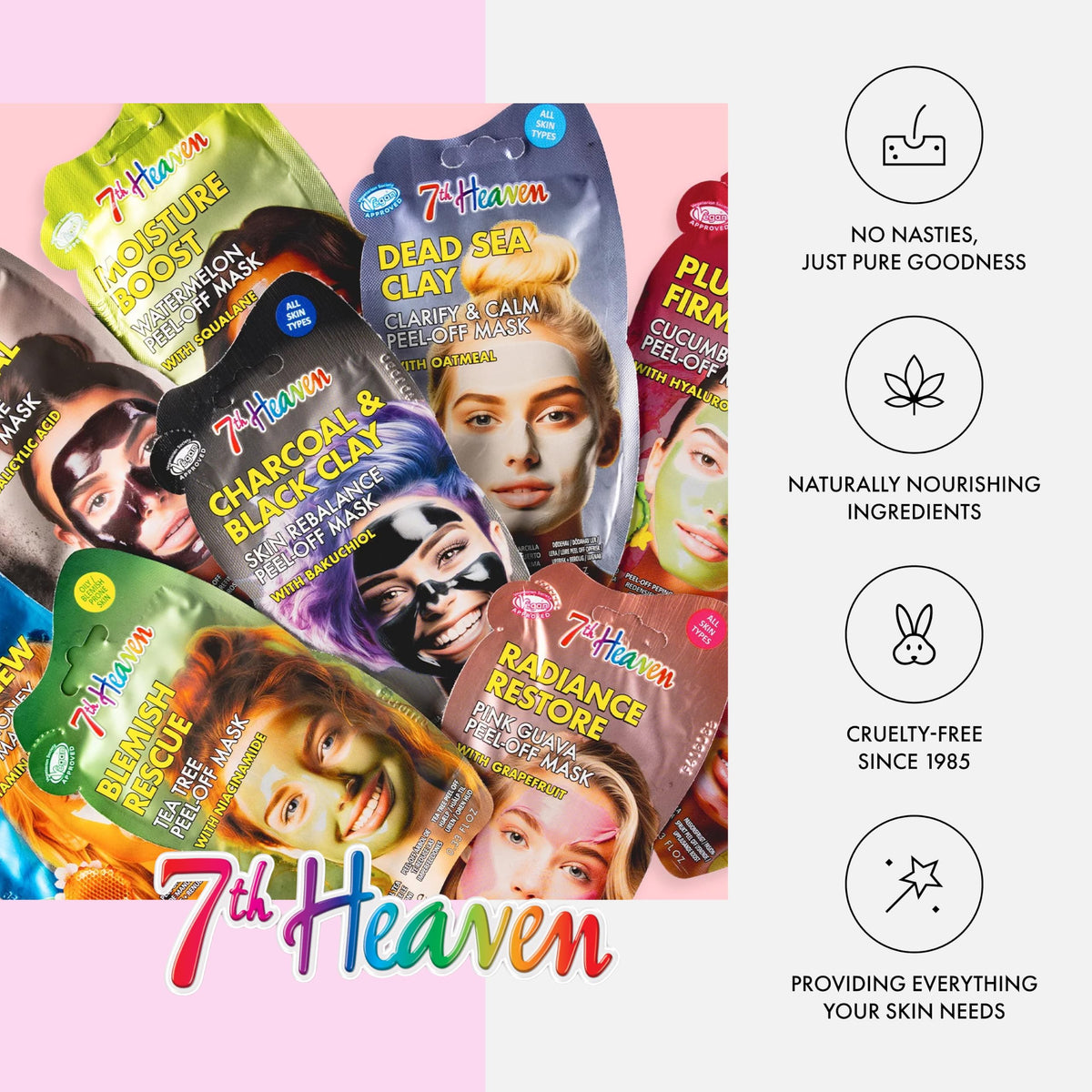 7th Heaven Bumper Box Skin Care Gift Set 20 Pack Variety - 7th Heaven Official Imagery - 8