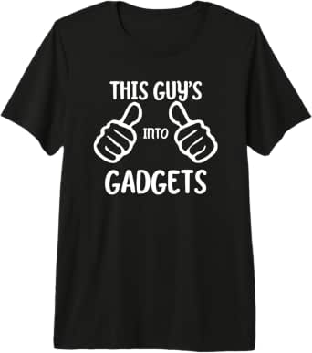 Funny Gadget Lover This Guy s Into Gadgets Premium Tri blend - Funny Gadget Lover This Guy's Into Gadgets Official Imagery - 1