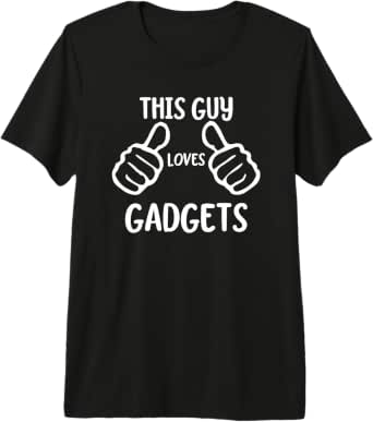 Funny Gadget Lover This Guy Loves Gadgets Premium Tri blend - Funny Gadget Lover This Guy Loves Gadgets Official Imagery - 1