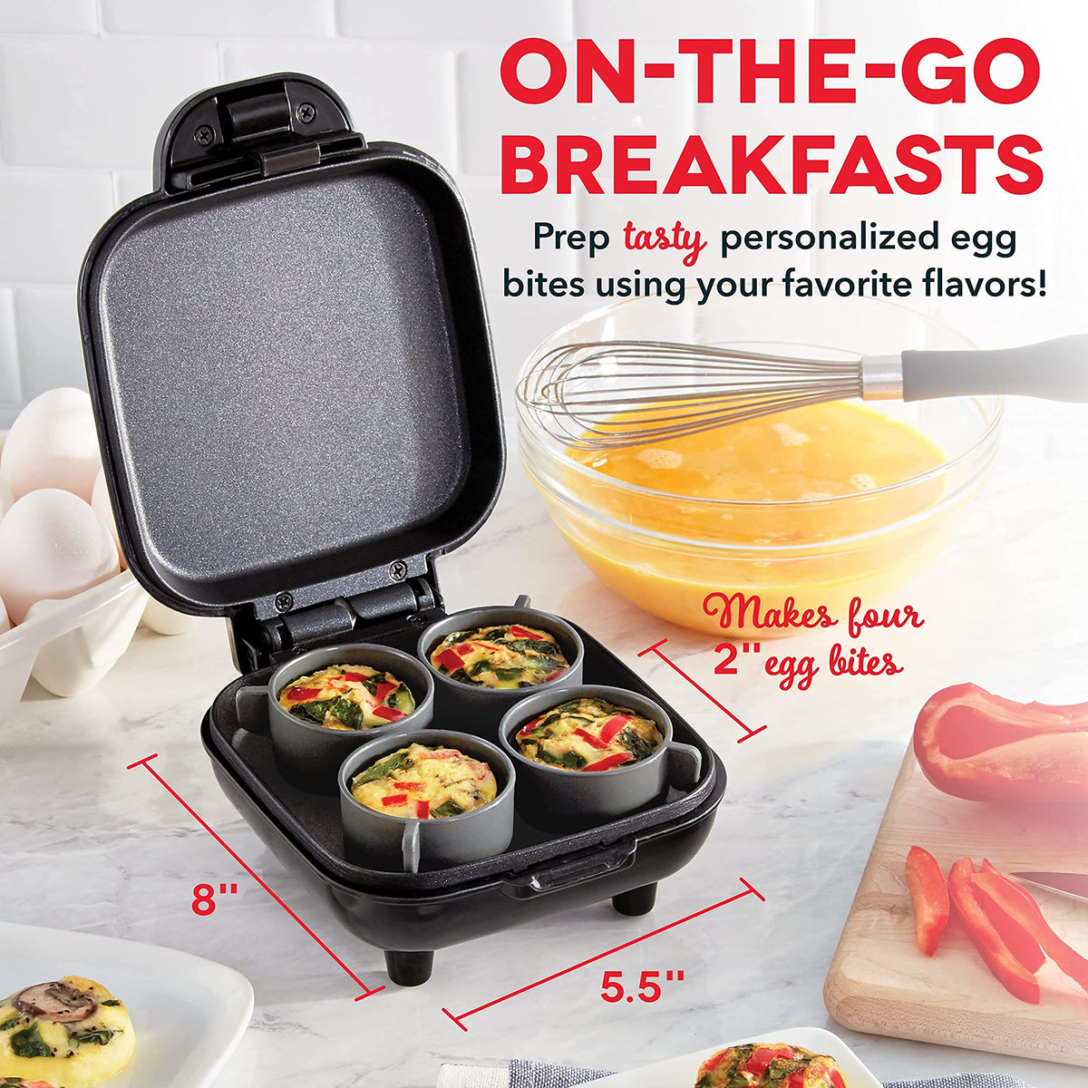 Dash Deluxe Egg Bite Maker - DASH Official Imagery - 3