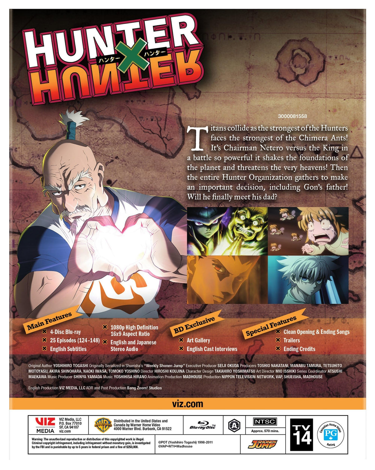 Hunter X Hunter Set 7 - Various     
       			(Actor, Director) 
       	          Rated:      NR           Format: Blu-ray Official Imagery - 4