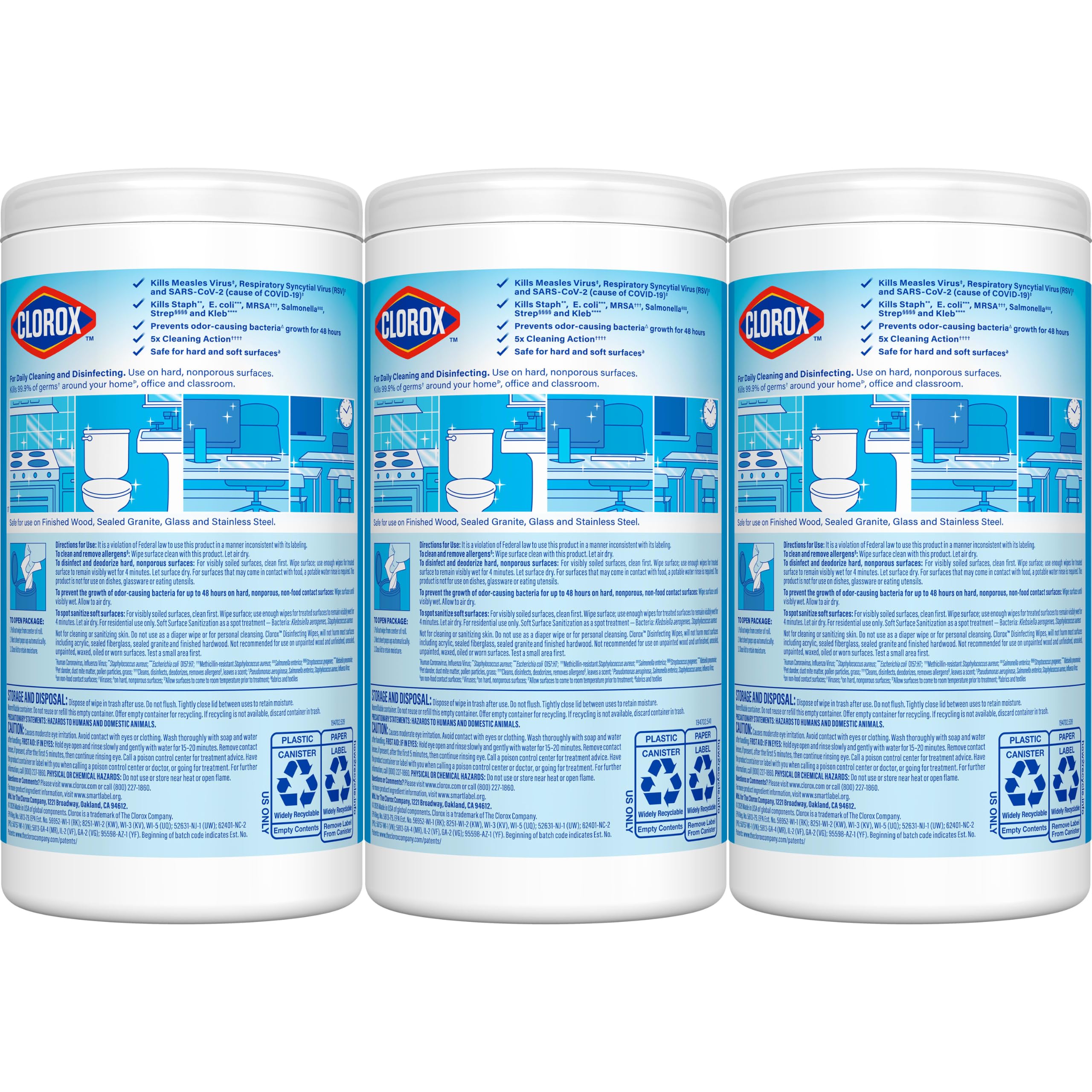 Clorox Disinfecting Wipes Back to School Variety Pack, 75 Count - Clorox