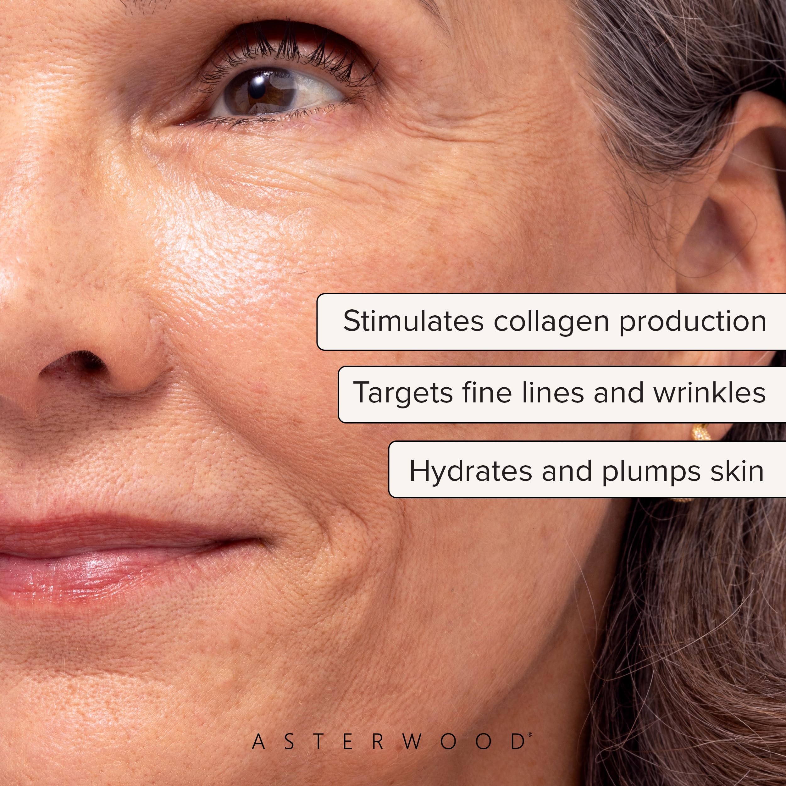 Asterwood Triple Repair Peptide Serum, Matrixyl 3000, Argireline & Vit. C - Asterwood Official Product View 3
