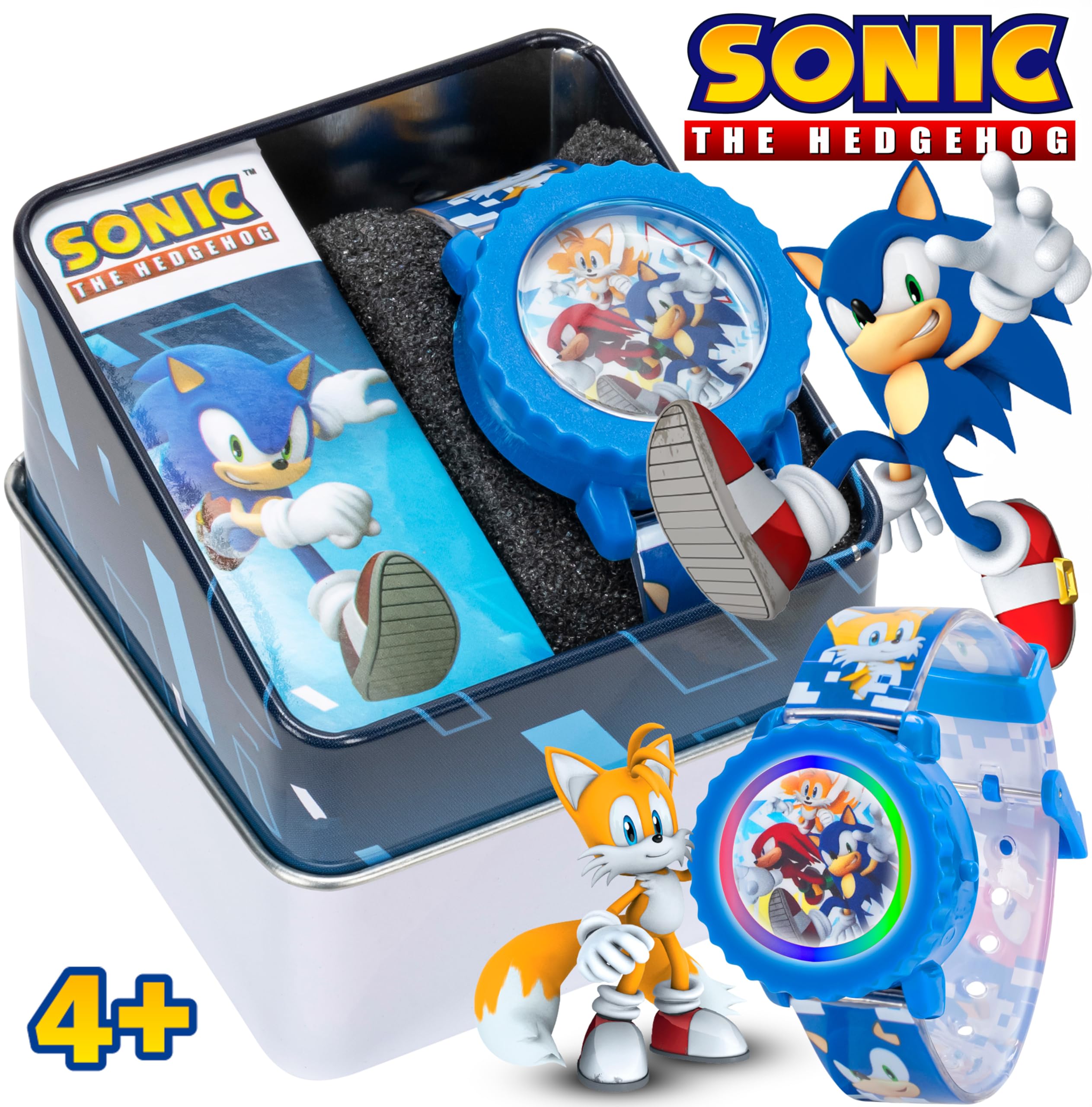 Accutime Sonic The Hedgehog Kids Digital Watch – Flashing LED Light-Up - View 3