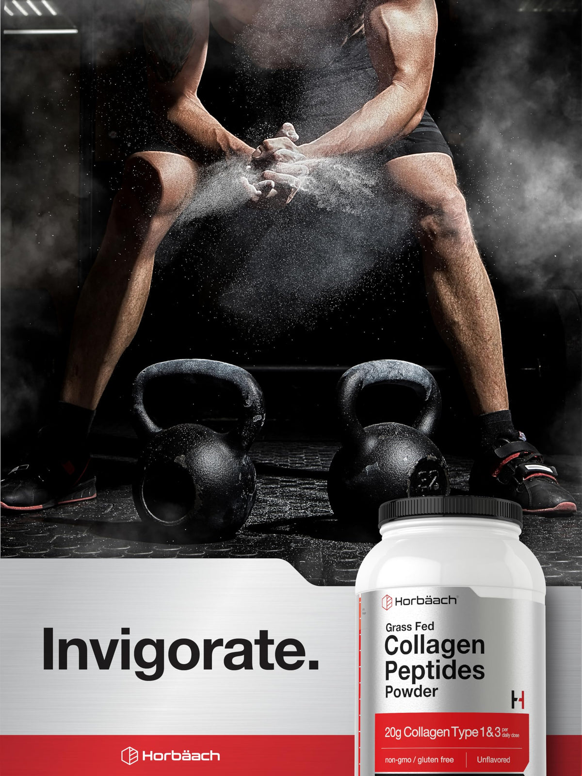 Horbaach Collagen Peptides Powder 40 oz - Horbäach Official Imagery - 8