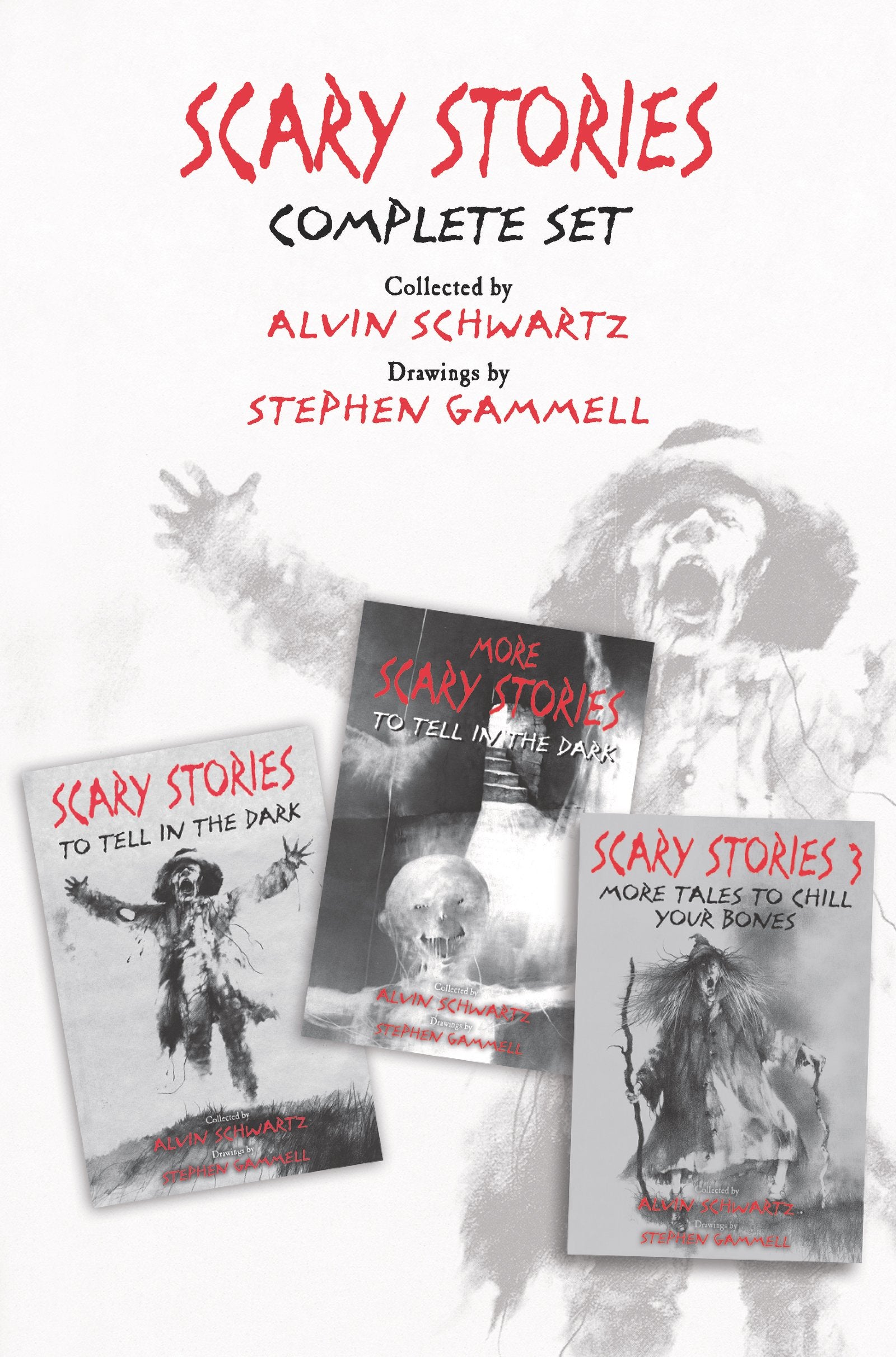 Scary Stories Complete Set: Scary Stories to Tell in the Dark, - Product Imagery