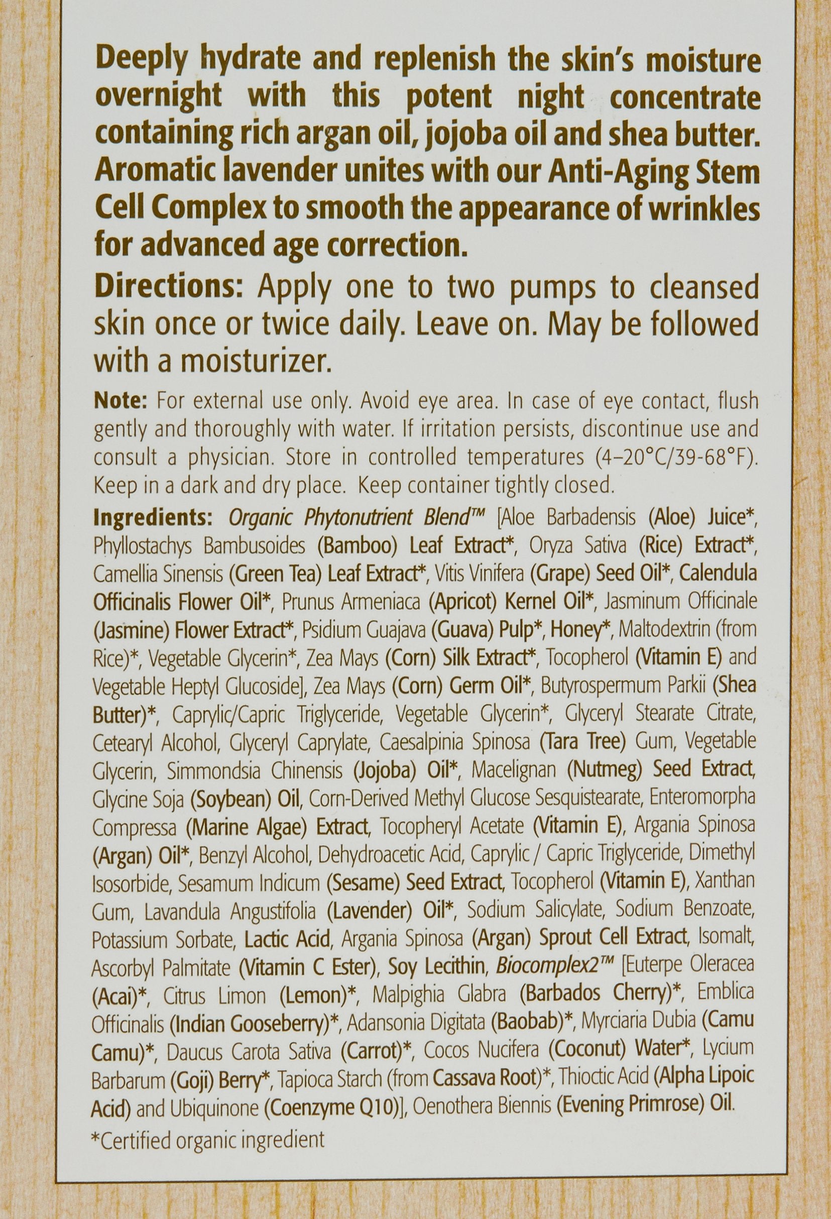 Lavender Age Corrective Night Concentrate by Eminence for Unisex - 1. Serum - Eminence Official Product View 4