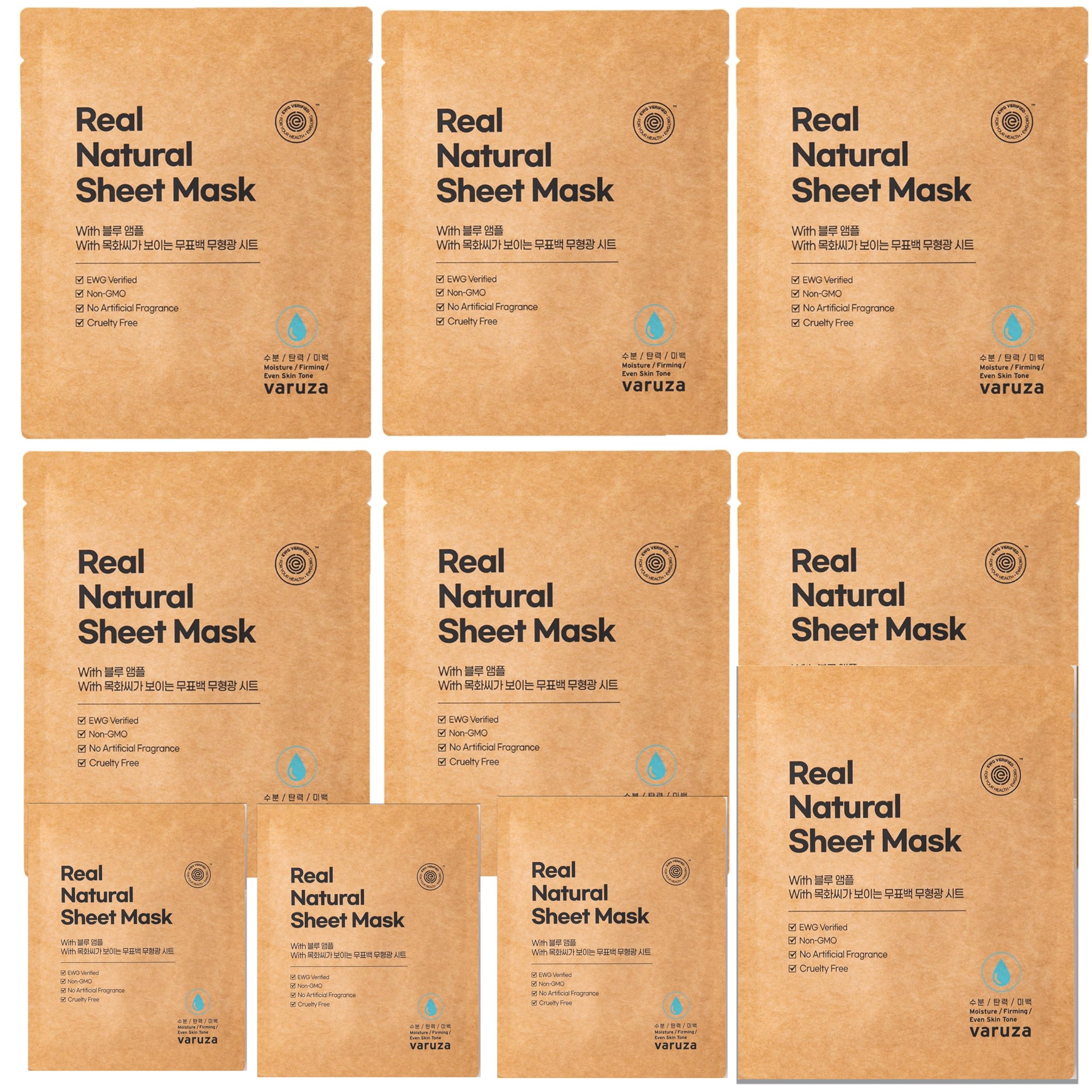 Core Nourishing Sheet Masks with Niacinamide Serum 5% for Dry - varuza