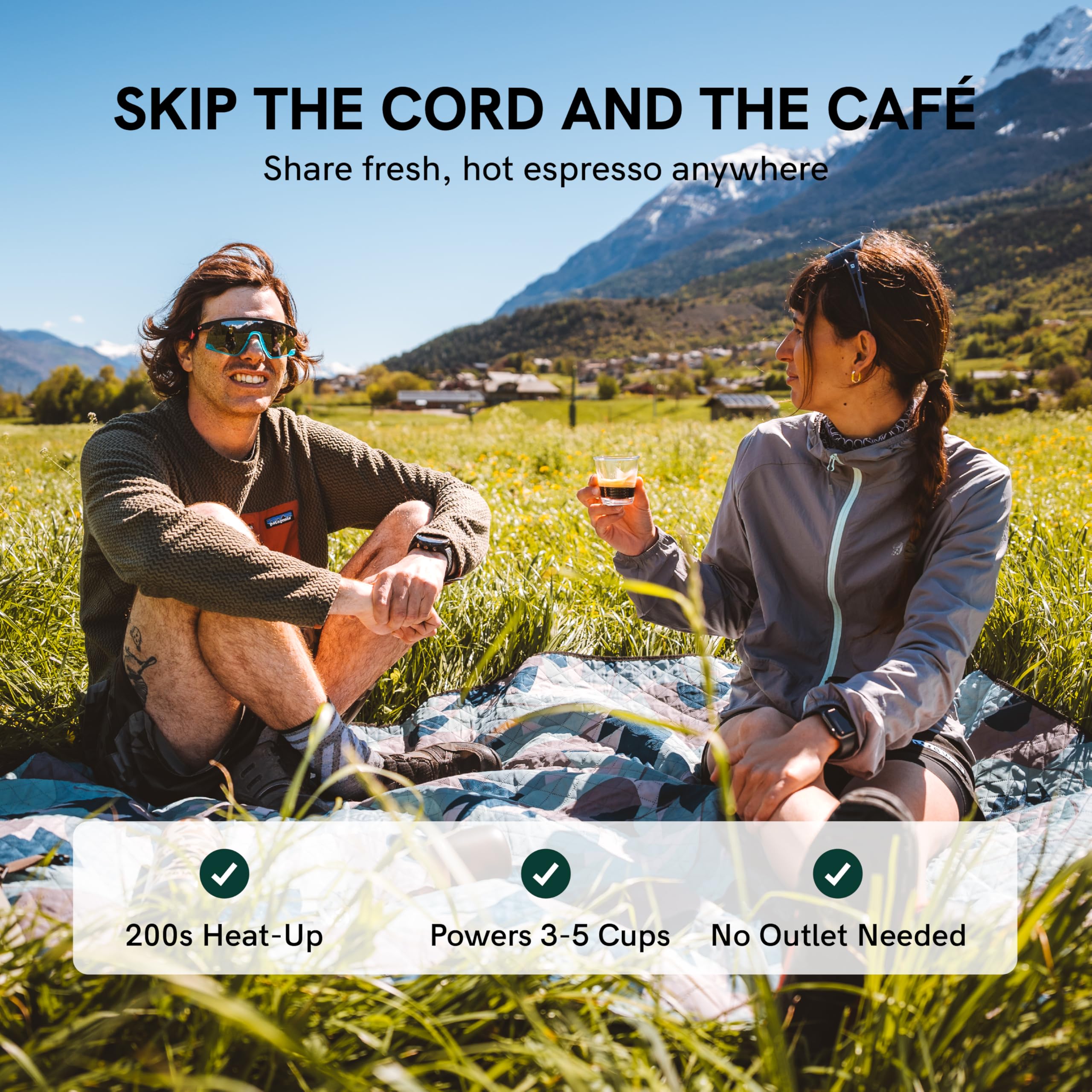 OutIn Nano Portable Espresso Machine – Travel Coffee Maker