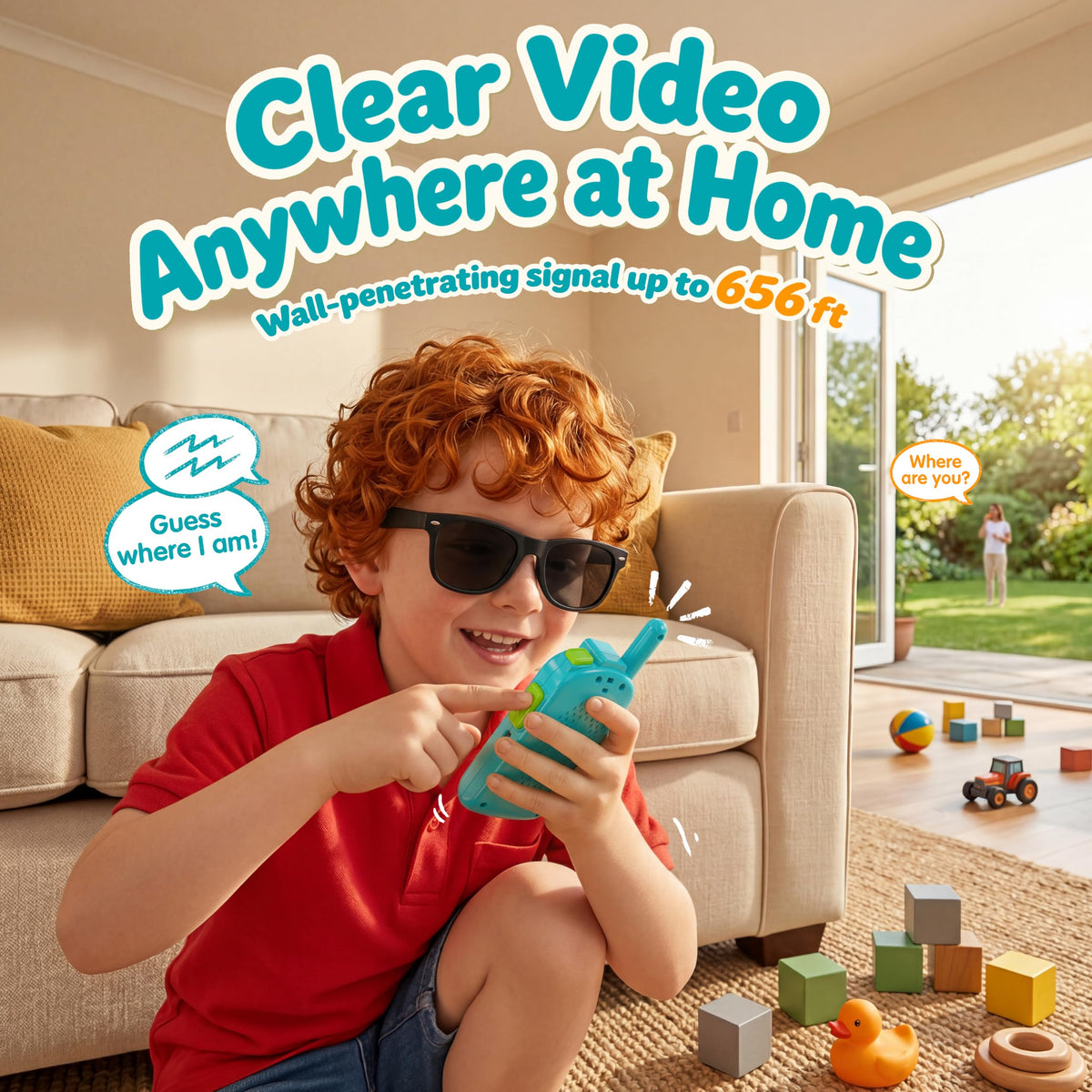 Veeniix Kids Video Walkie Talkies 2 Pack with HD Camera - Veeniix Official Imagery - 3
