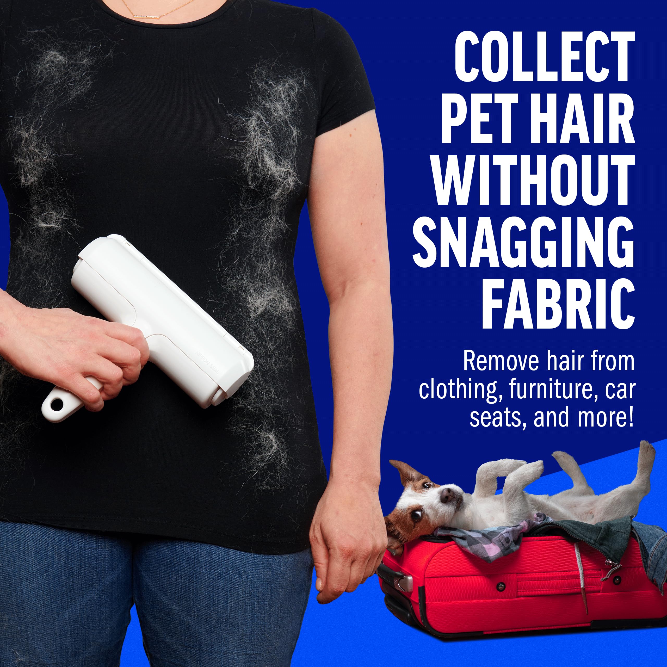 ChomChom Roller Pet Hair Remover – Original Size Reusable Lint Ro - ChomChom Roller Official Product View 6