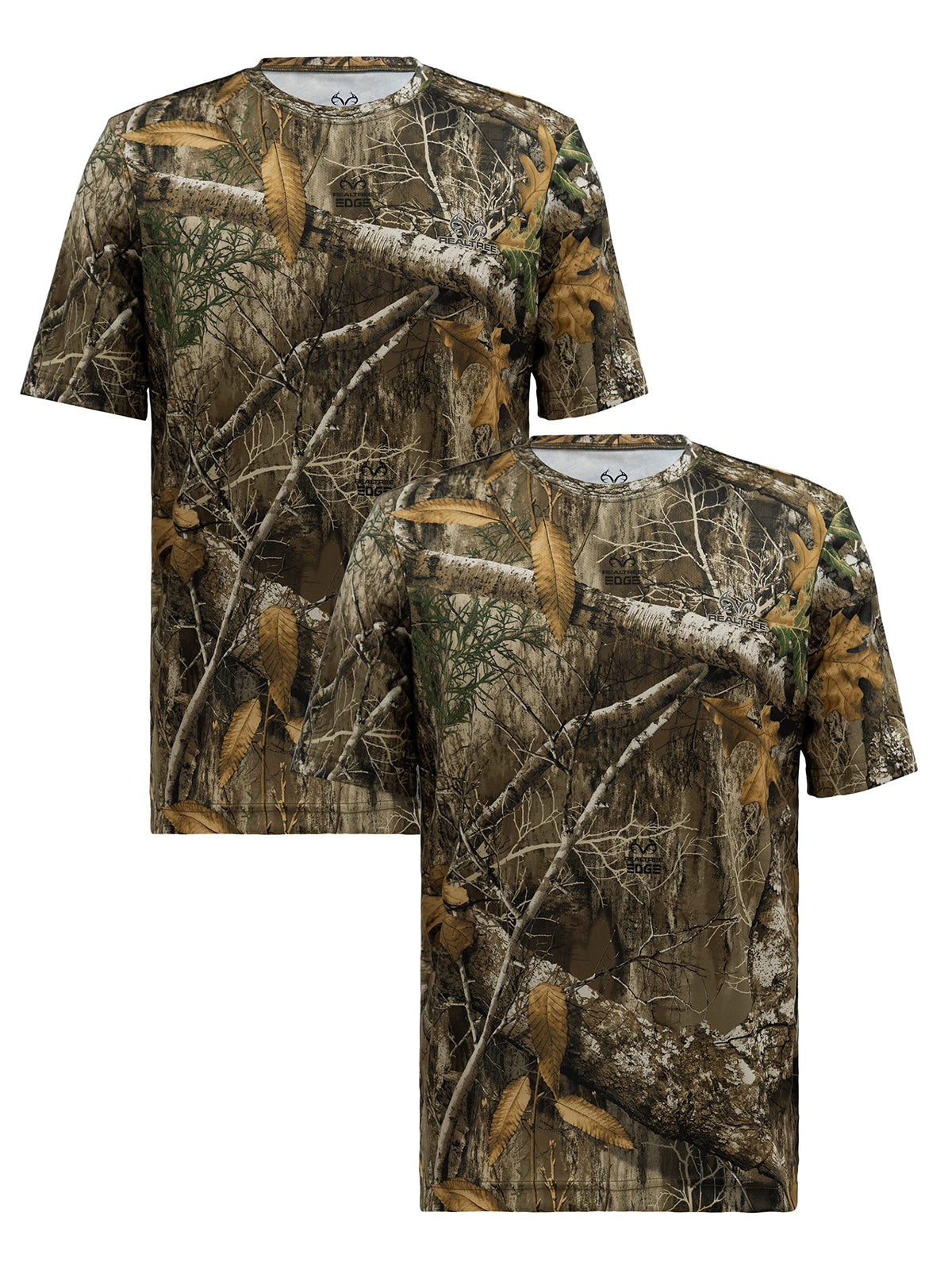 Realtree Men s 2 Pack Short Sleeve Performance Tees - Realtree Official Imagery - 1