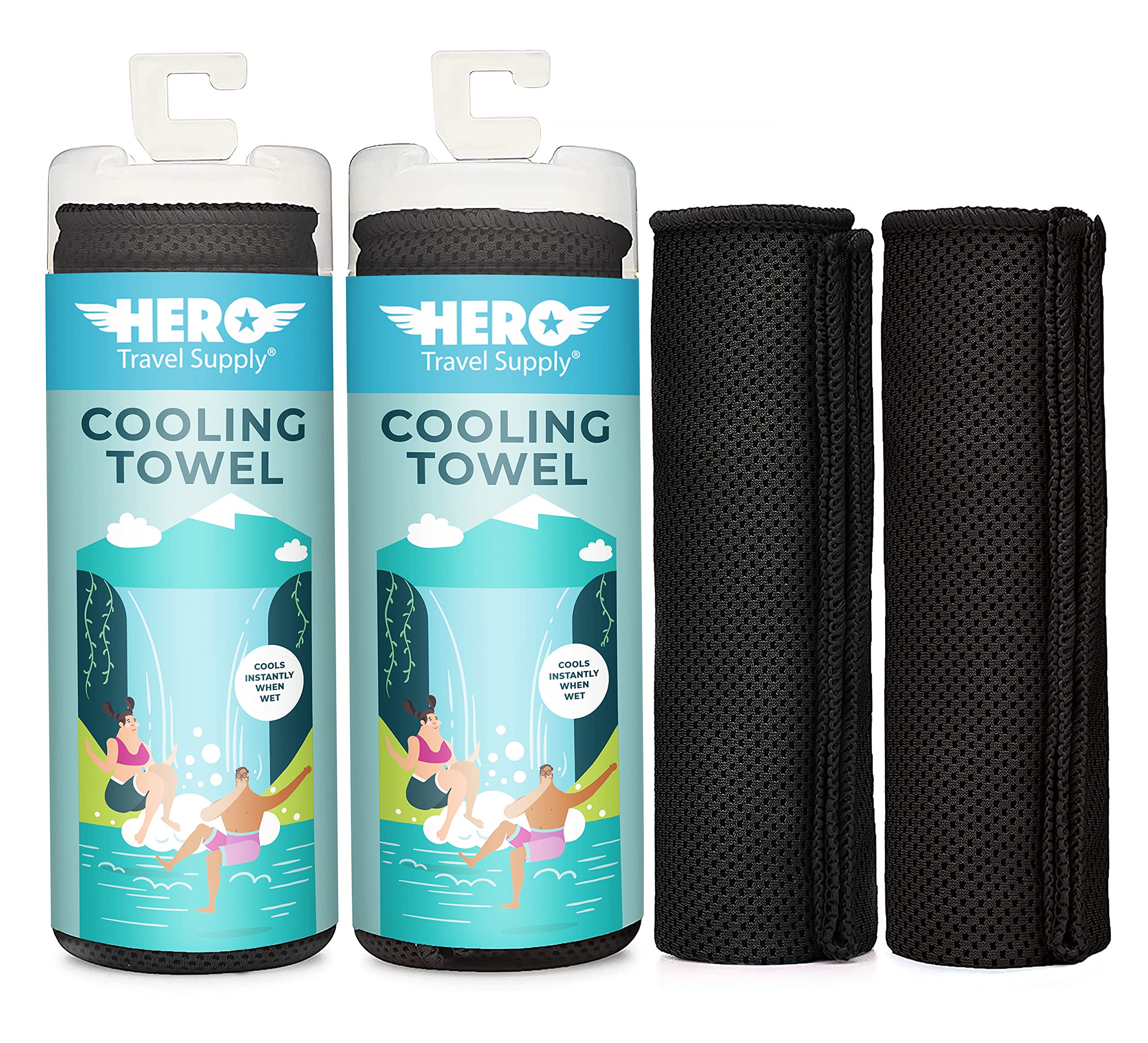 Hero Travel Supply Hero Cooling Towel for Travel, Hiking, Sports, Yoga - View 1