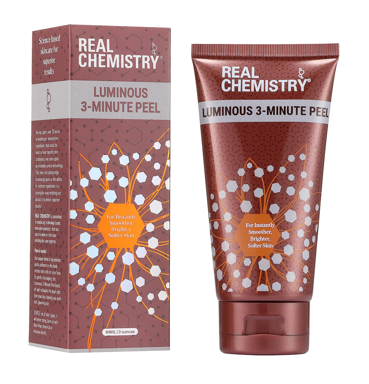 Luminous 3 Minute Peel 84ML - Real Chemistry Official Imagery - 2