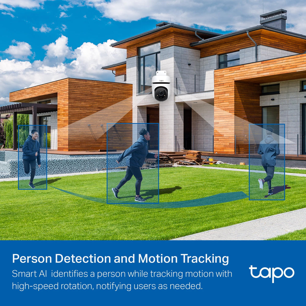 TP Link Tapo 1080P Outdoor Wired Pan Tilt Security Camera - Premium Selection Official Imagery - 4