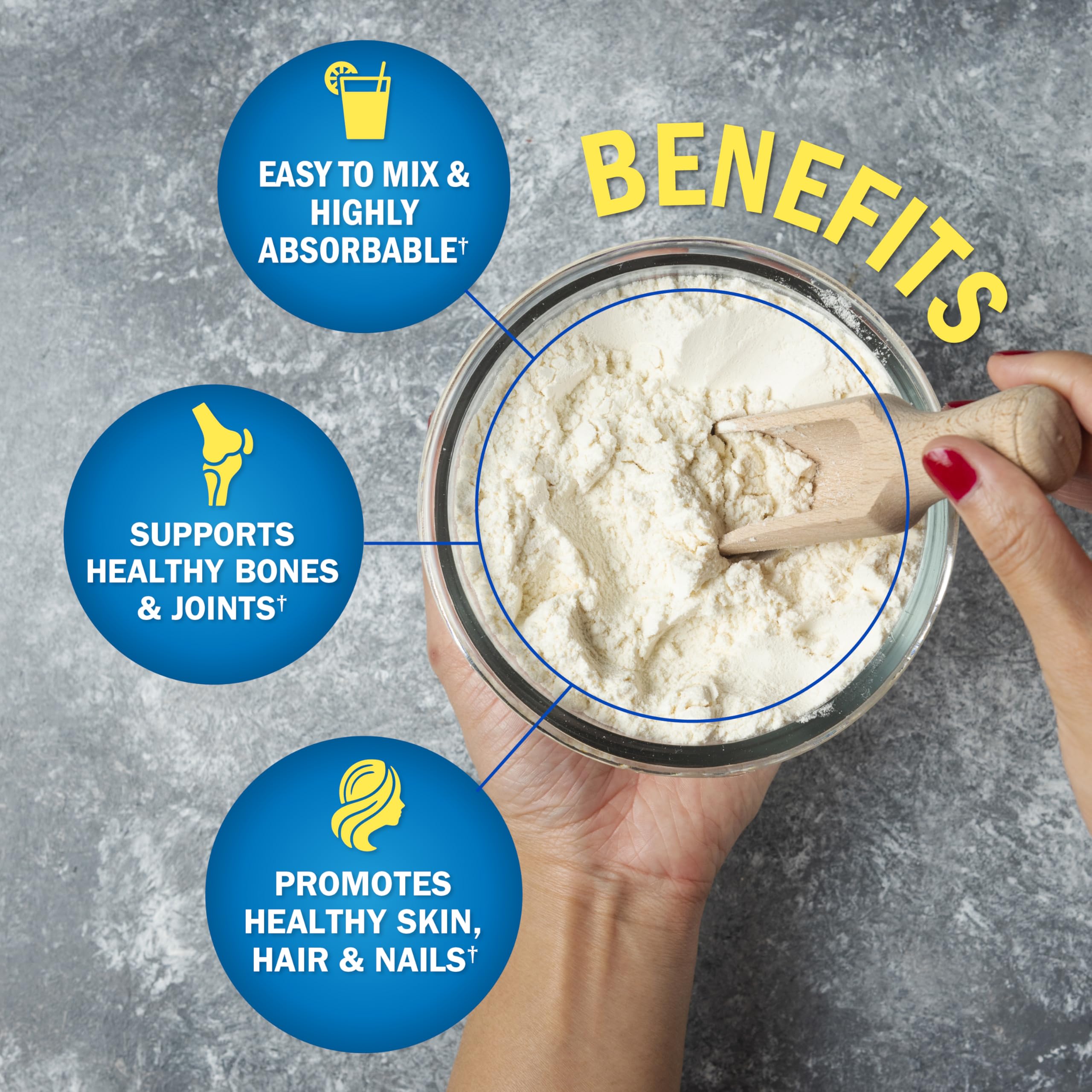 Collagen Peptides Powder for Women and Men 16oz 41 Servings - BioSchwartz Official Imagery - 6