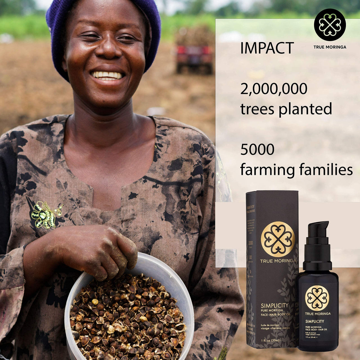True Moringa Oil for Face Body Hair - True Moringa Official Imagery - 7